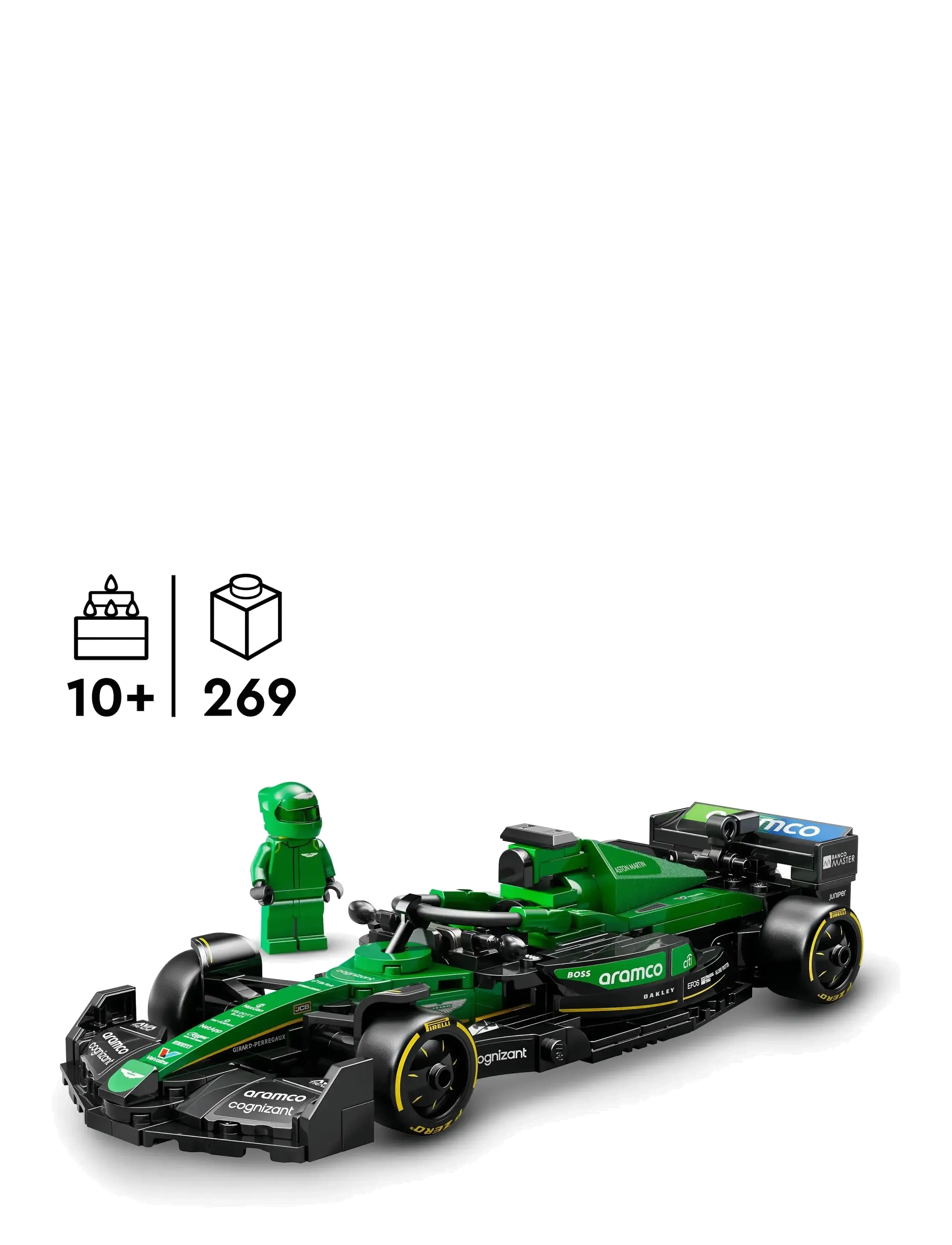 LEGO - Aston Martin Aramco F1® AMR24-racerbil - laveste priser - multi - 1