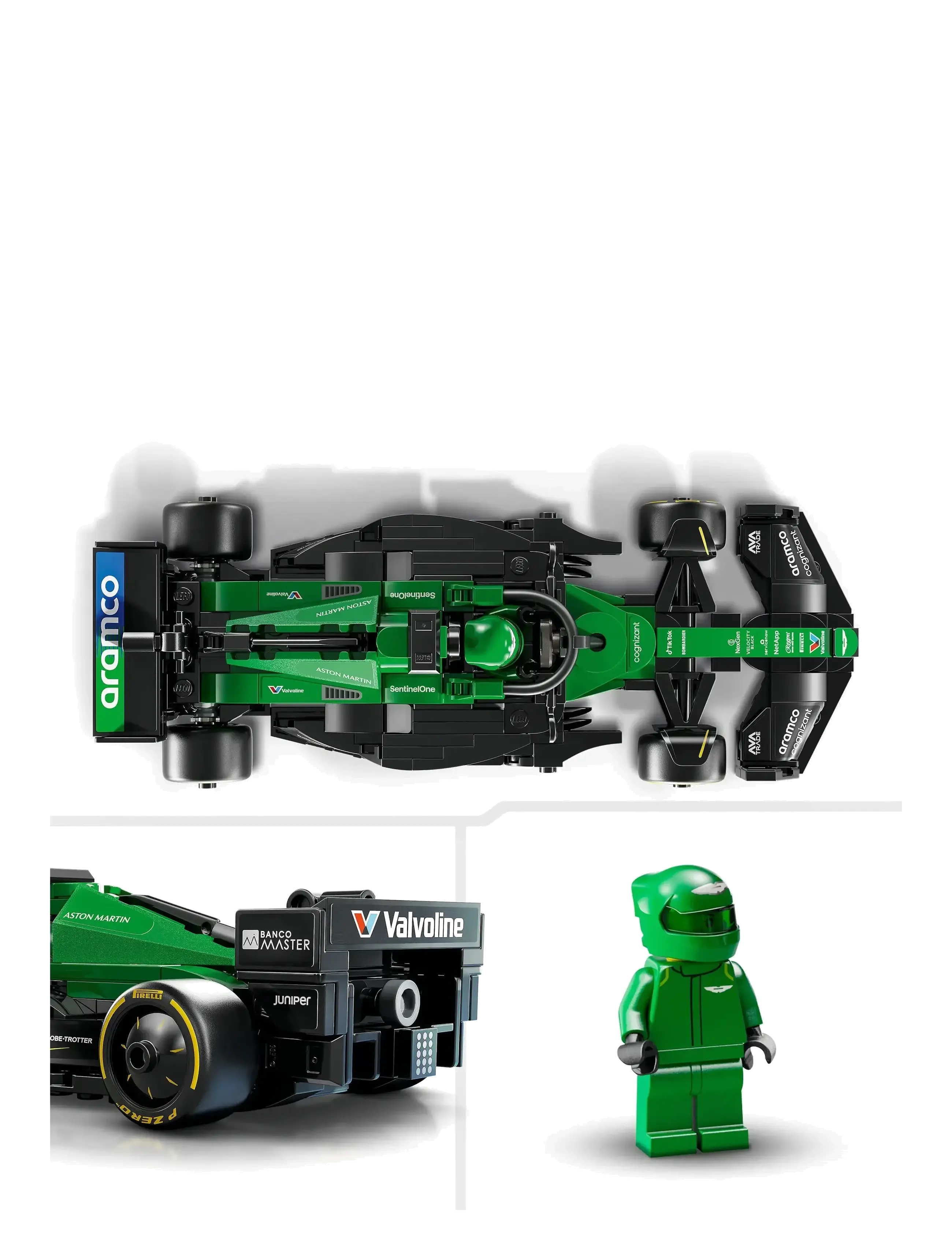 LEGO - Aston Martin Aramco F1® AMR24-racerbil - laveste priser - multi - 4