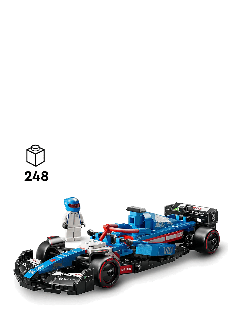LEGO - Speed Champions Visa Cash App RB VCARB 01 Race Car Vehicle Kit 77246 - lego adults welcome - multi - 1