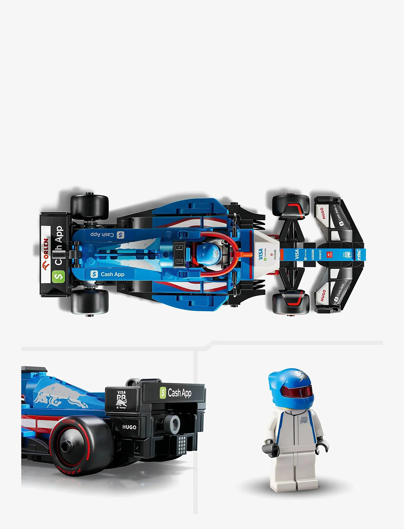 LEGO - Speed Champions Visa Cash App RB VCARB 01 Race Car Vehicle Kit 77246 - lego adults welcome - multi - 4