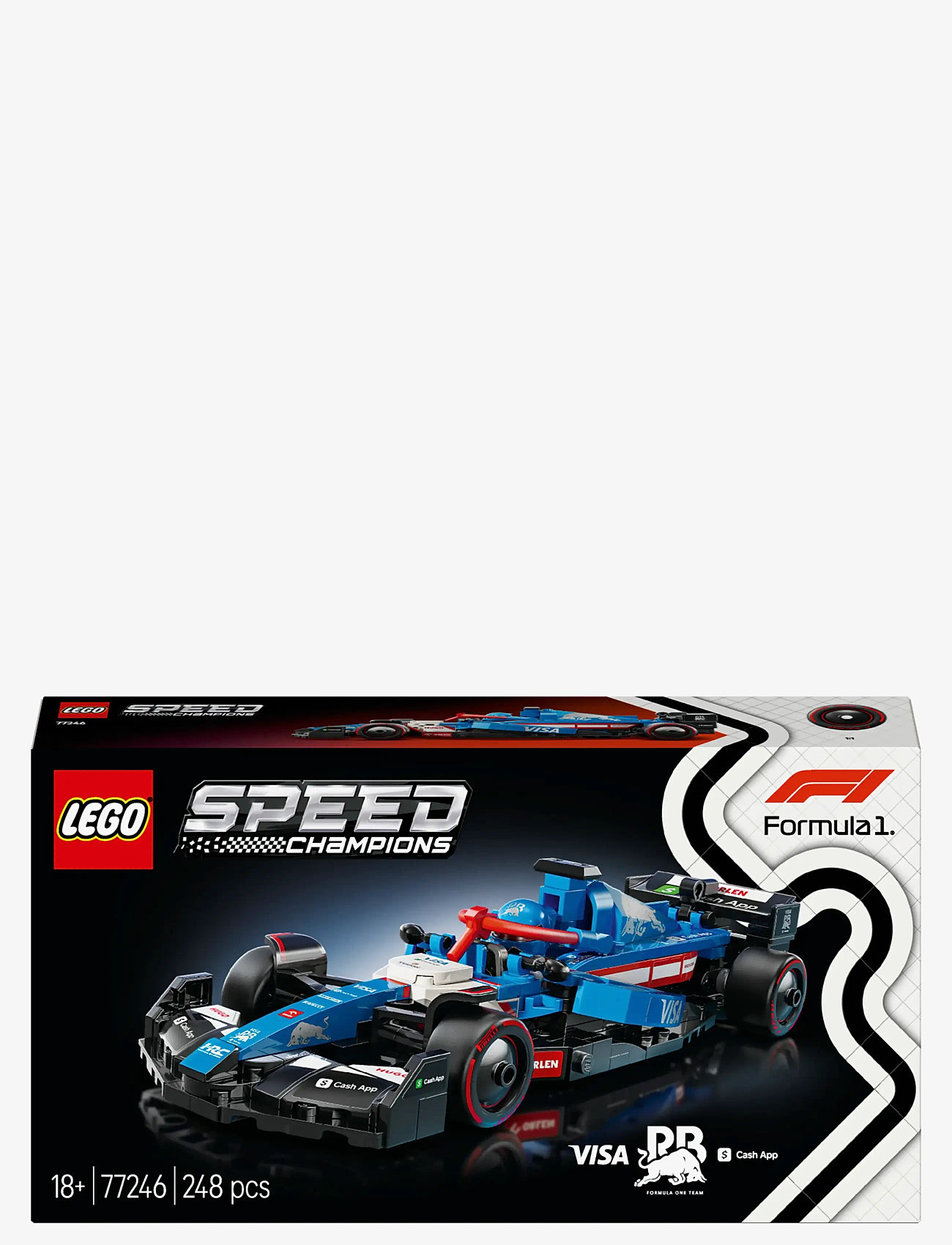 LEGO - Speed Champions Visa Cash App RB VCARB 01 Race Car Vehicle Kit 77246 - lego adults welcome - multi - 5