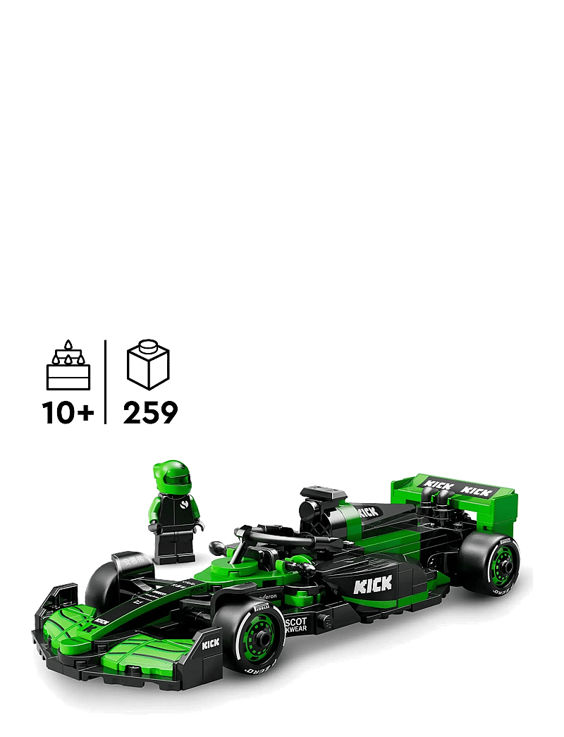 LEGO Speed Champions Kick Sauber Team C44 Race Car Toy Vehicle 77247 (LGO77247) LEGO® Speed Champions