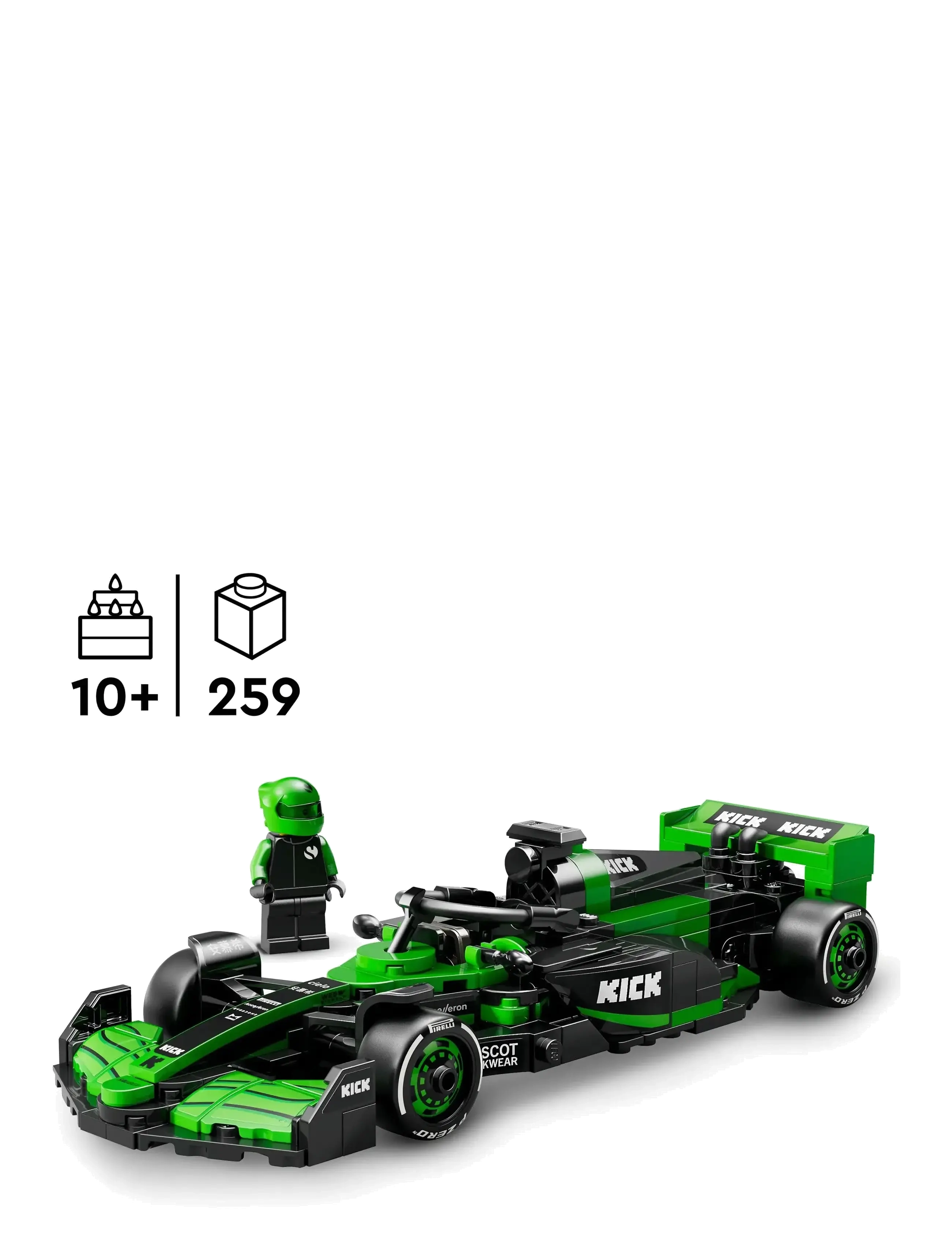 LEGO - KICK Sauber F1® Team C44-racerbil - multi - 1