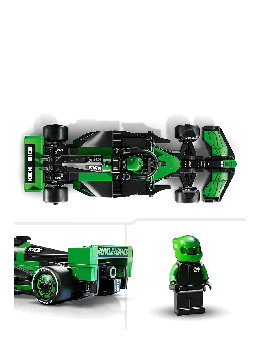 LEGO - Speed Champions KICK Sauber Team C44 Race Car Toy Vehicle 77247 - multi - 4