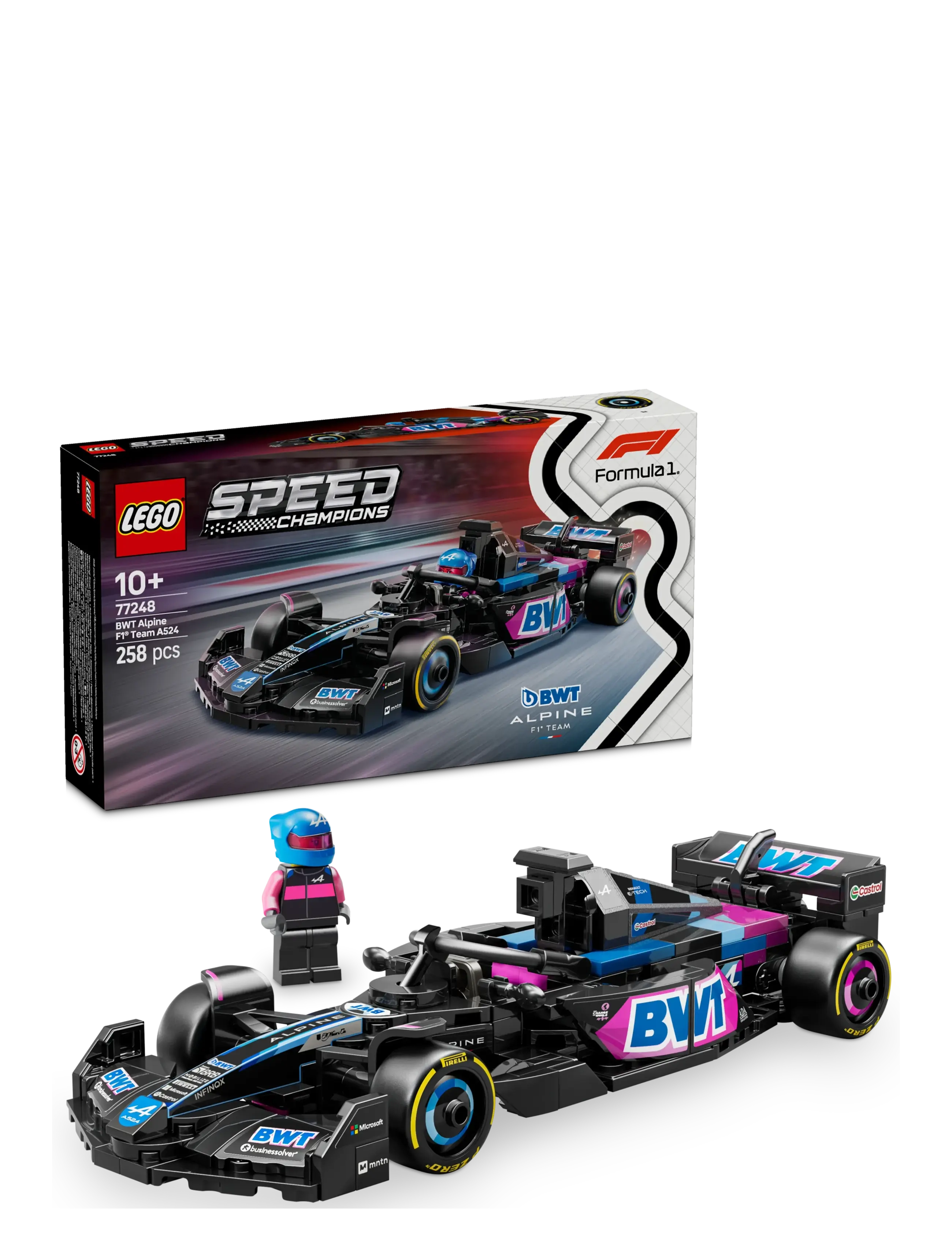 LEGO Bwt Alpine F1 Team A524-Racerbil, One Size, Multi/patterned, Lego Legetøj > Lego speed Champions, Børn