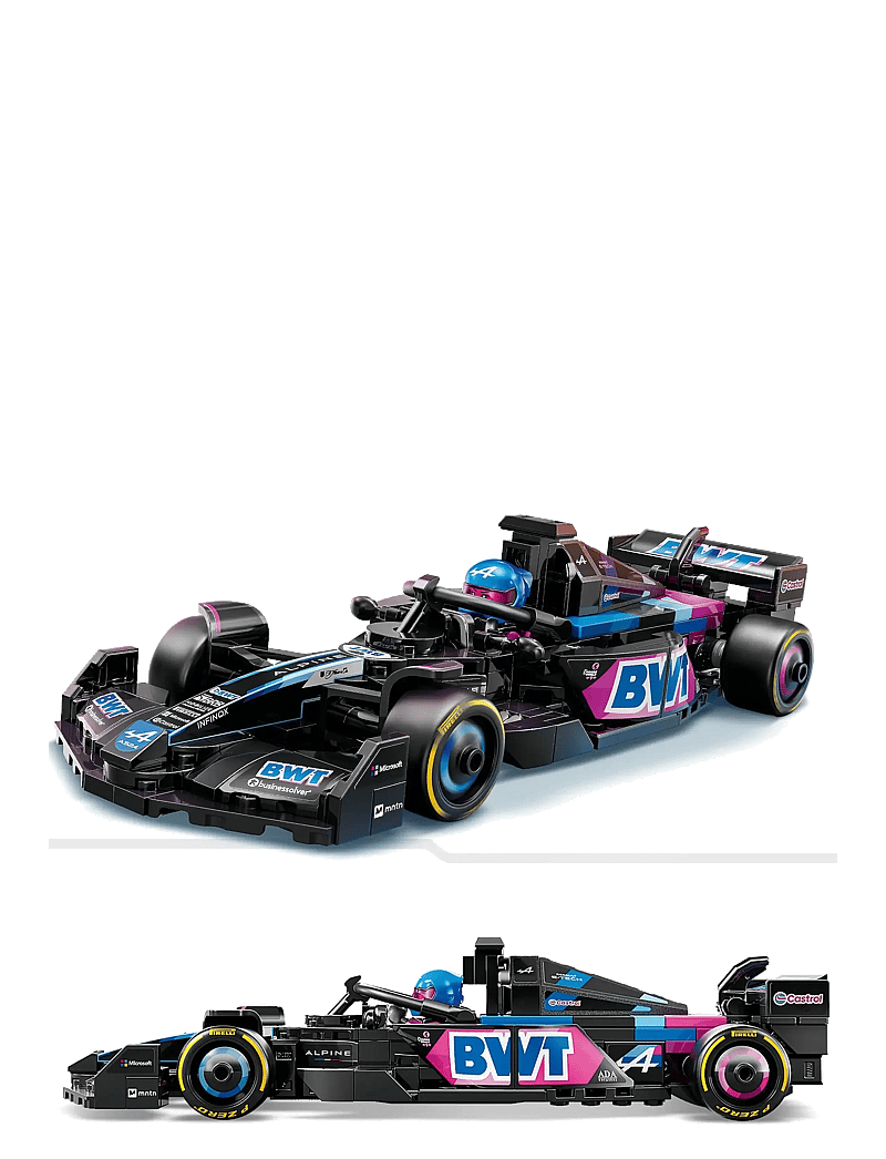 LEGO - Speed Champions BWT Alpine Team A524 Race Car Toy Vehicle 77248 - lego formula 1 - multi - 3