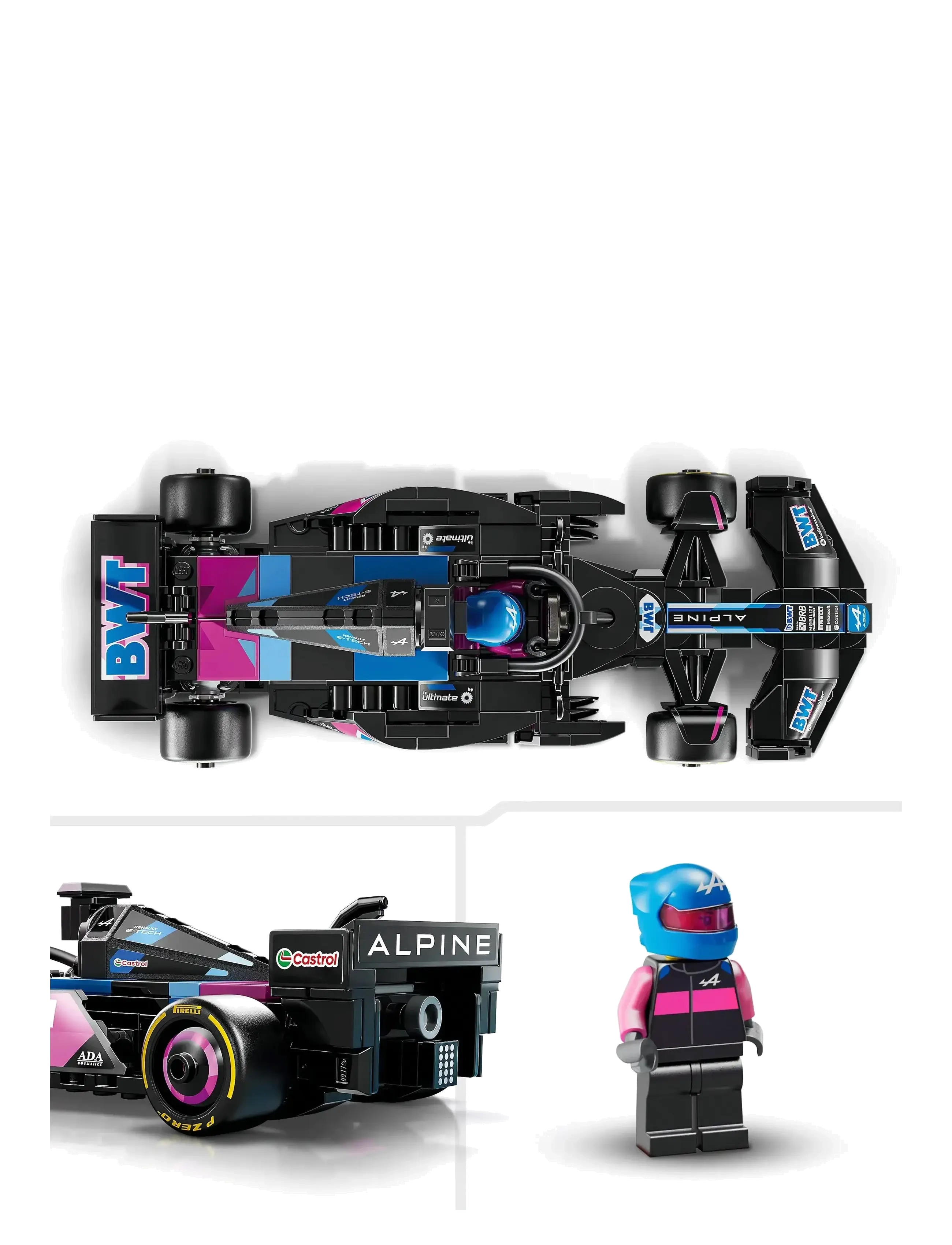 LEGO - BWT Alpine F1® Team A524-racerbil - laveste priser - multi - 4