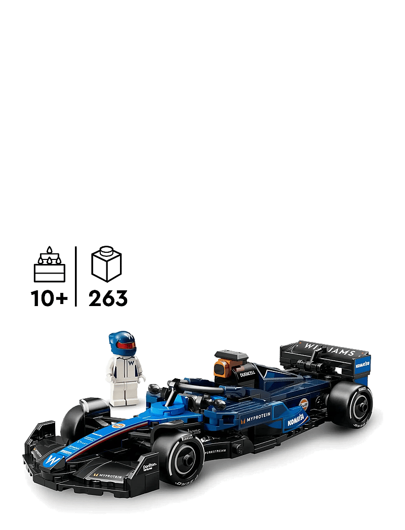 LEGO - Speed Champions Williams Racing FW46 Race Car Vehicle Set 77249 - lego formula 1 - multi - 1