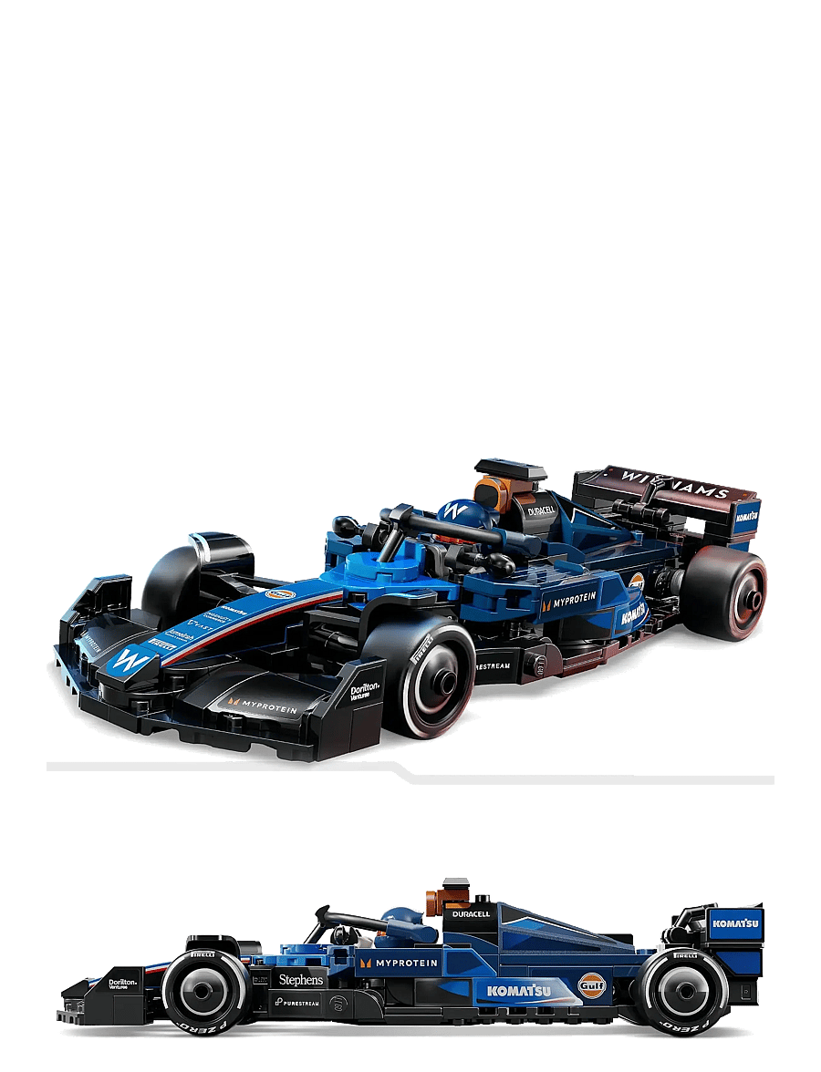LEGO - Speed Champions Williams Racing FW46 Race Car Vehicle Set 77249 - madalaimad hinnad - multi - 3