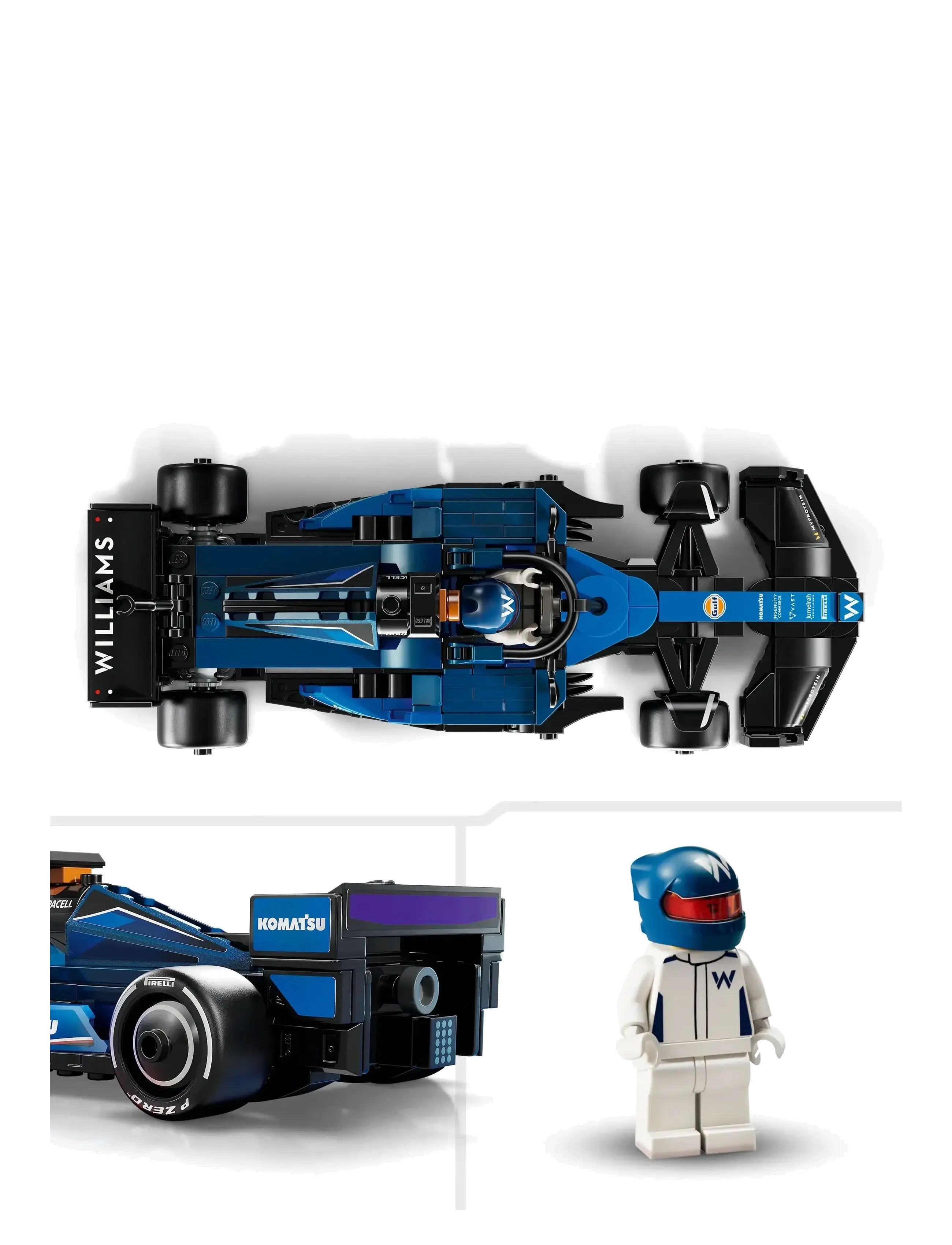 LEGO - Speed Champions Williams Racing FW46 Race Car Vehicle Set 77249 - die niedrigsten preise - multi - 4