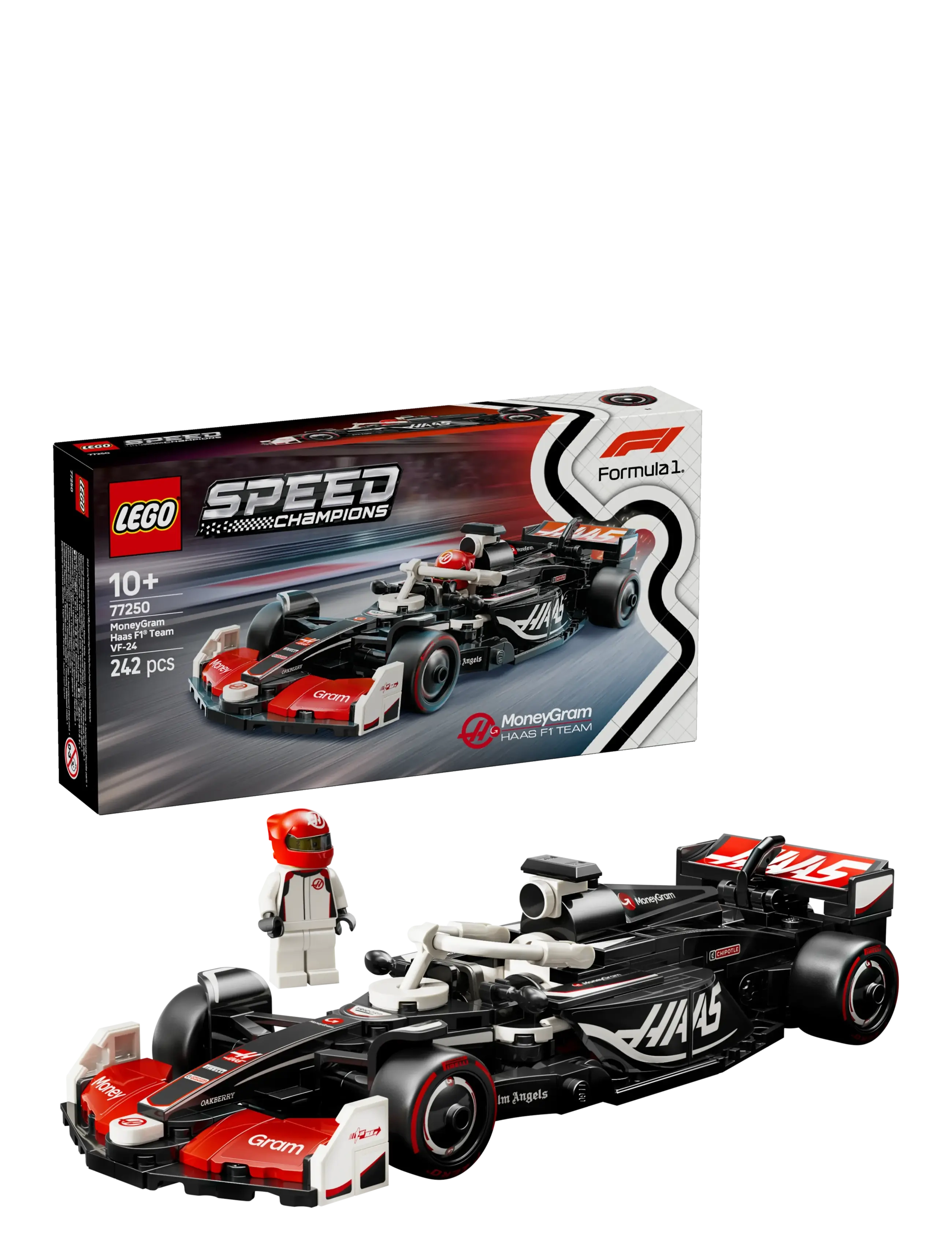 LEGO Moneygram Haas F1 Team Vf-24-Racerbil, One Size, Multi/patterned, Lego Legetøj > Lego speed Champions, Børn