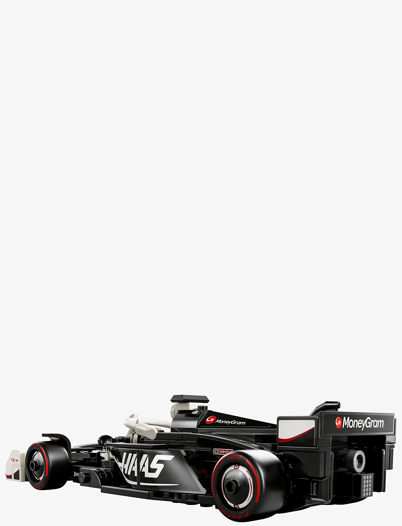 LEGO - Speed Champions MoneyGram Haas Team VF-24 Race Car Toy Vehicle 77250 - lego formula 1 - multi - 2