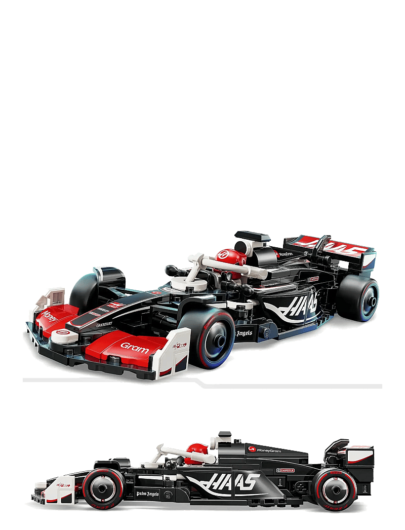 LEGO - Speed Champions MoneyGram Haas Team VF-24 Race Car Toy Vehicle 77250 - lego formula 1 - multi - 3