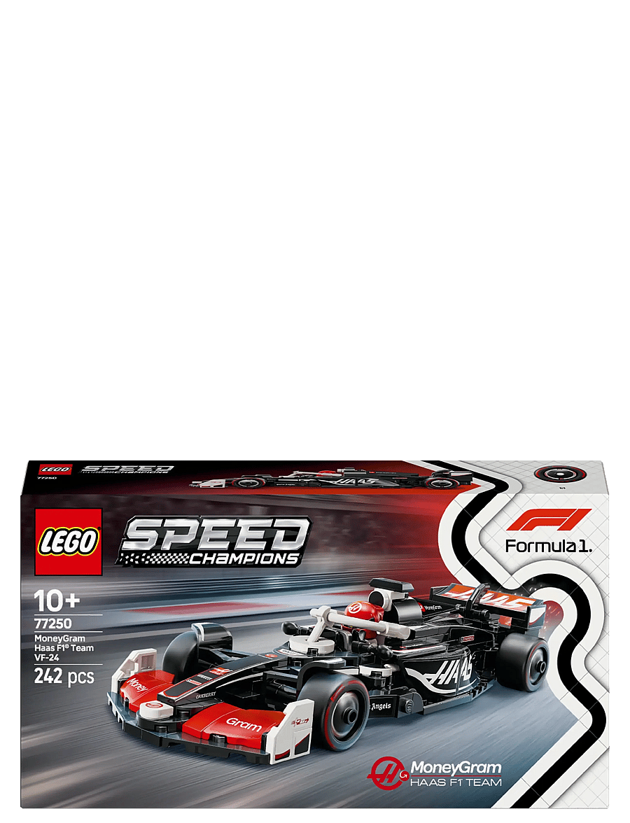 LEGO - Speed Champions MoneyGram Haas Team VF-24 Race Car Toy Vehicle 77250 - madalaimad hinnad - multi - 5