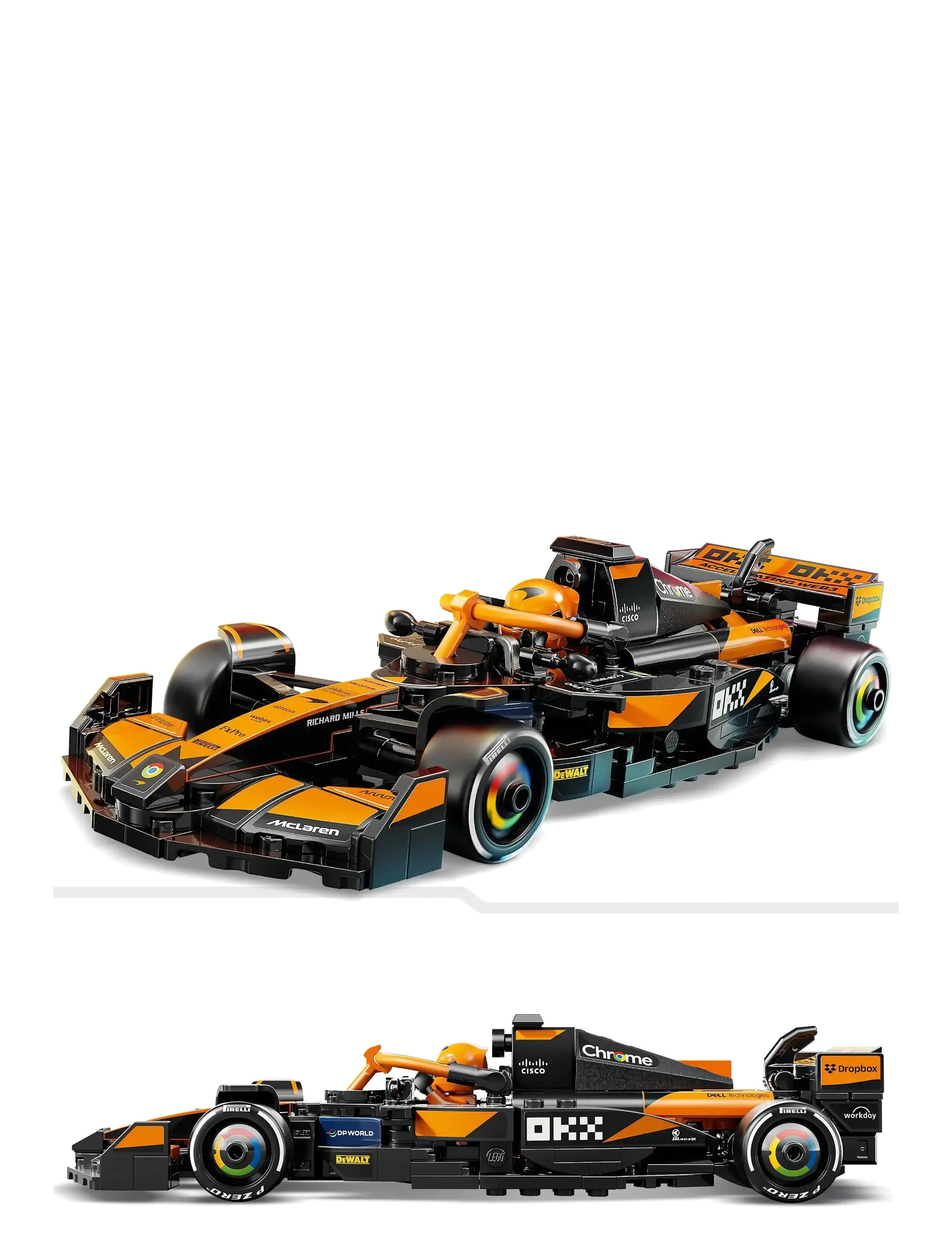 LEGO - McLaren F1® Team MCL38-racerbil - laveste priser - multi - 3