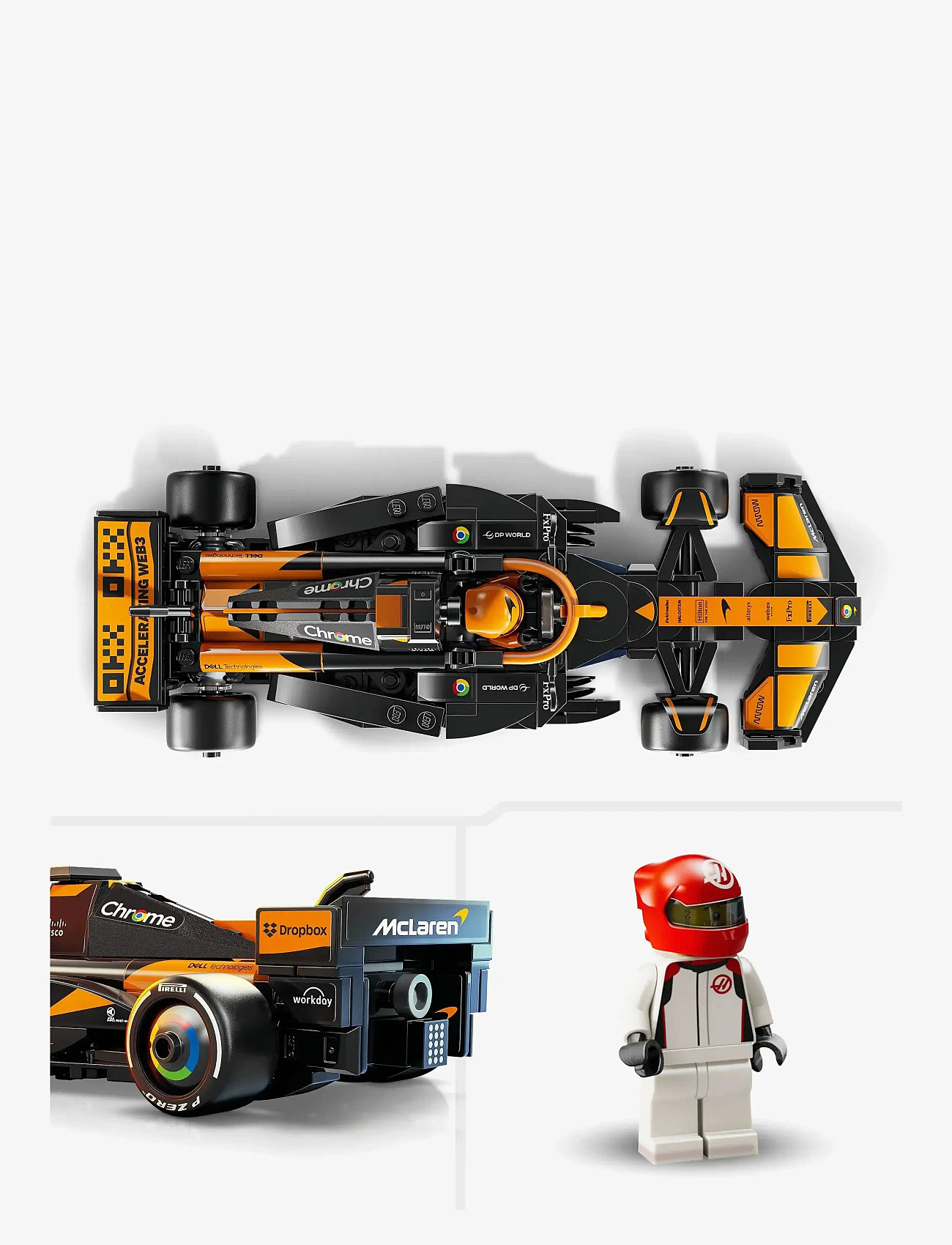 LEGO - Speed Champions McLaren Team MCL38 Race Car Vehicle Set 77251 - lego formula 1 - multi - 4