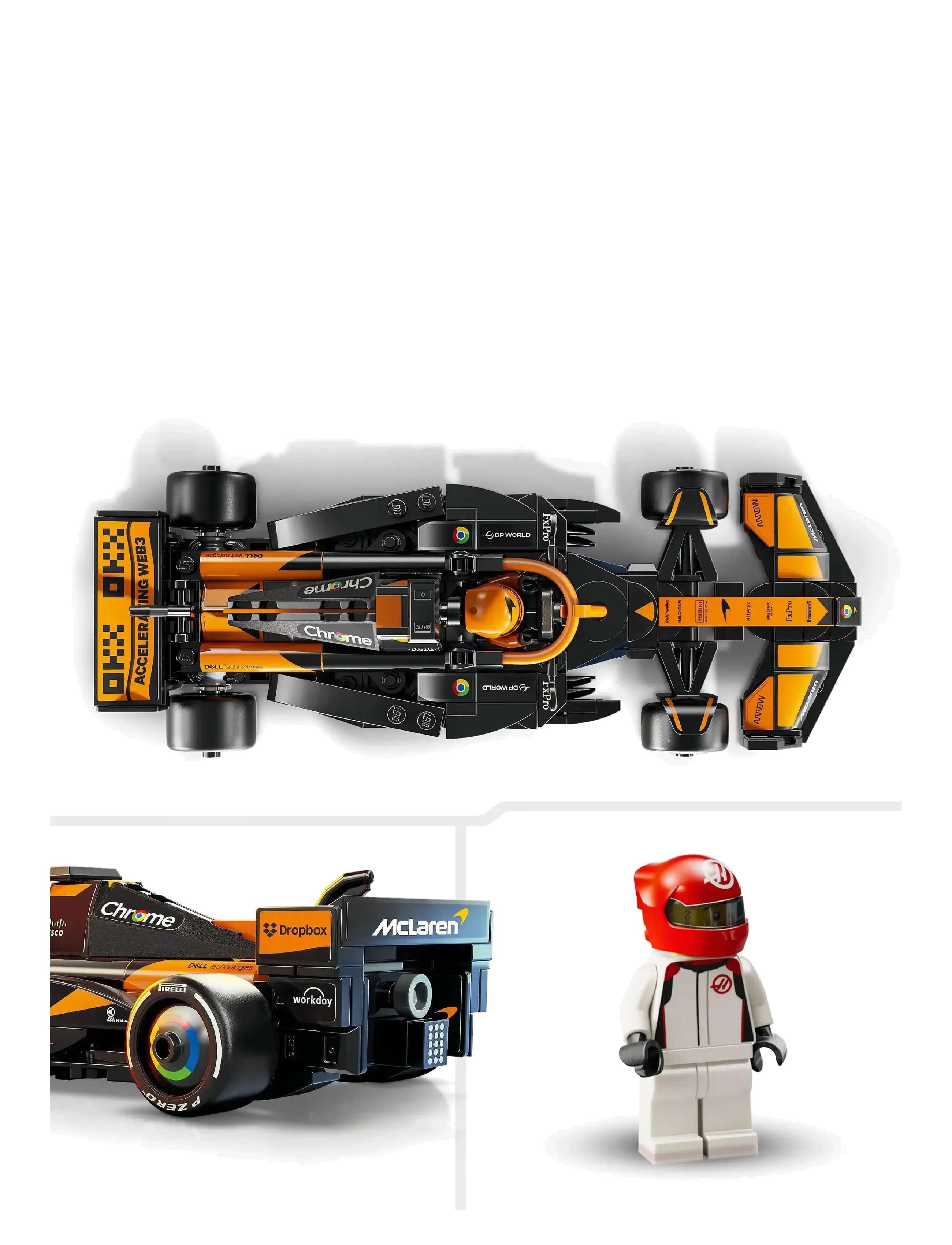 LEGO - McLaren F1® Team MCL38-racerbil - laveste priser - multi - 4