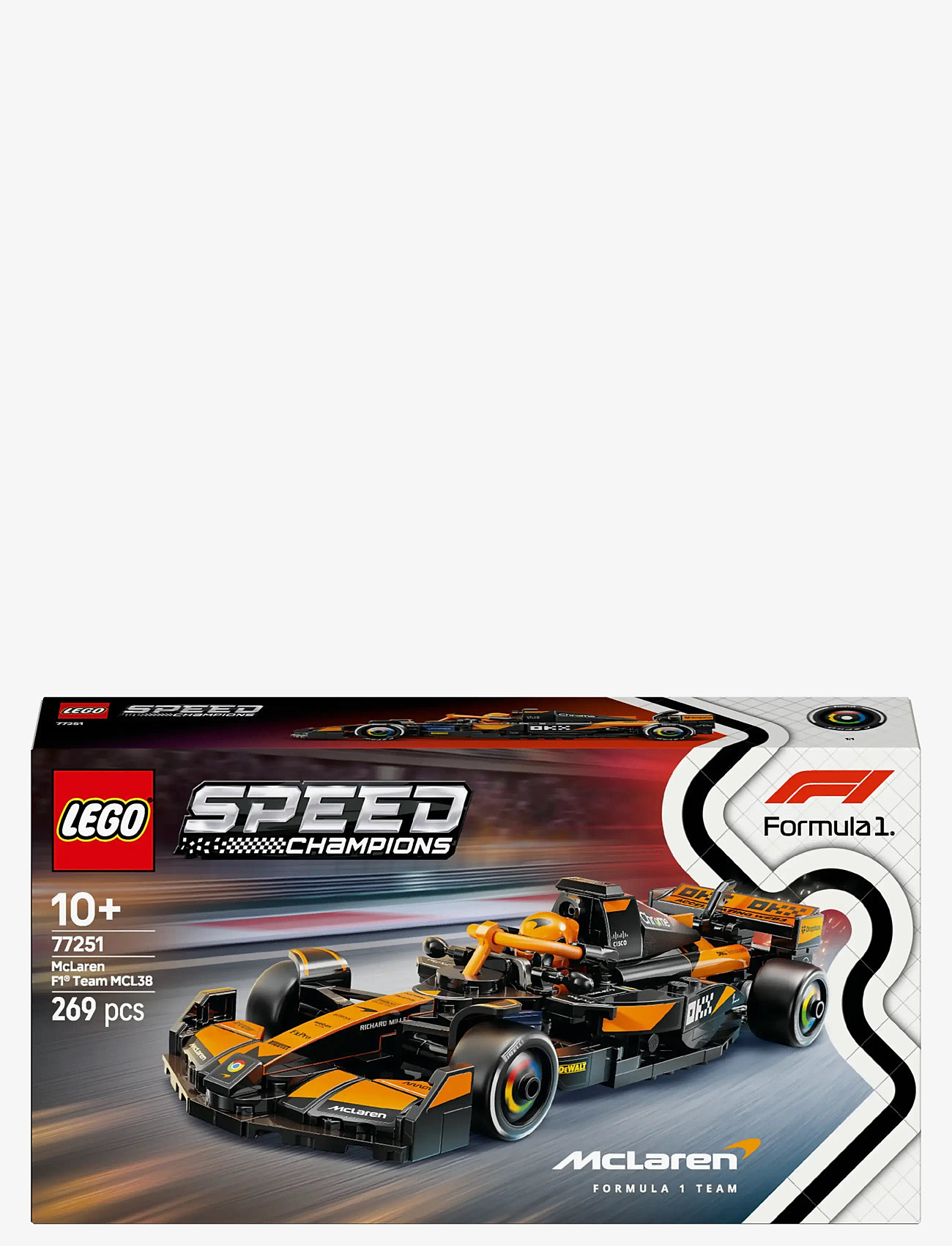 LEGO - Speed Champions McLaren Team MCL38 Race Car Vehicle Set 77251 - lego formula 1 - multi - 5