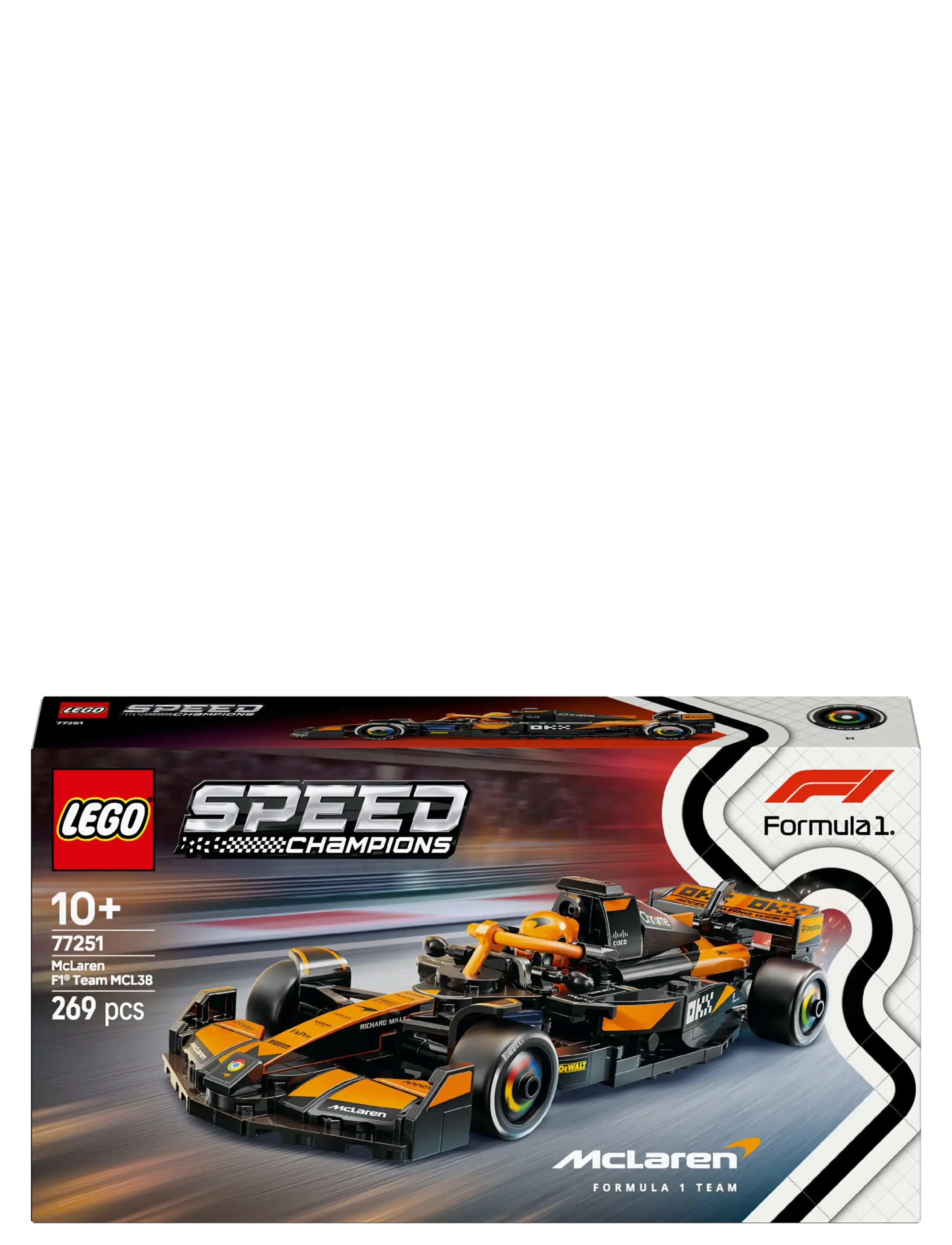 LEGO - McLaren F1® Team MCL38-racerbil - laveste priser - multi - 5