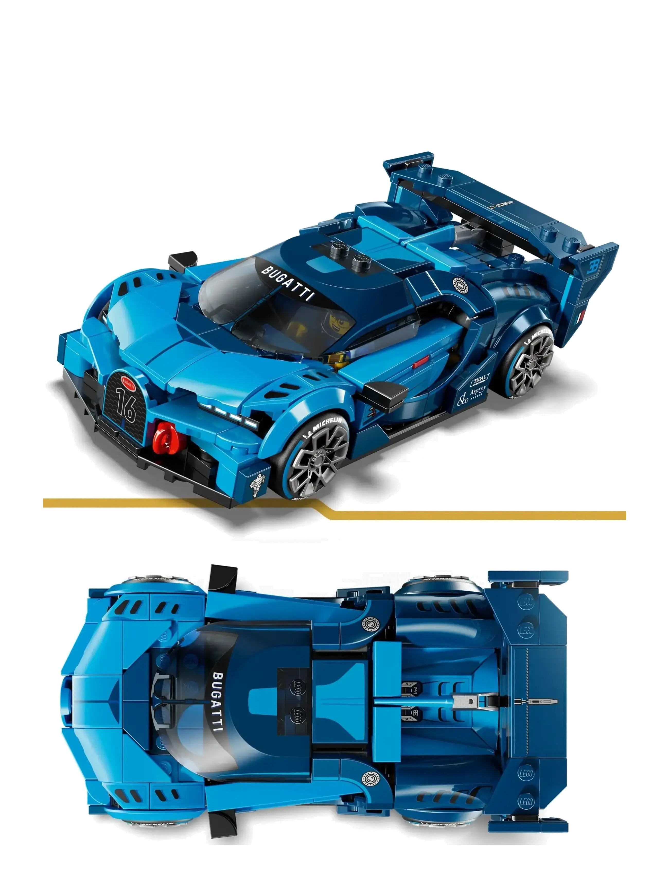 LEGO - Speed Champions Bugatti Vision Gran Turismo Hyper Sports Car 77253 - lego speed champions - multi - 3