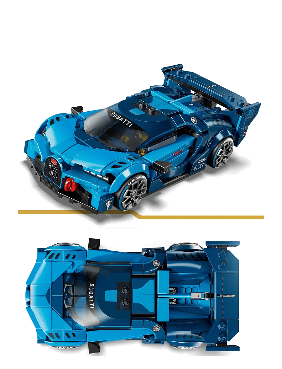 LEGO - Speed Champions Bugatti Vision Gran Turismo Hyper Sports Car 77253 - lego speed champions - multi - 3