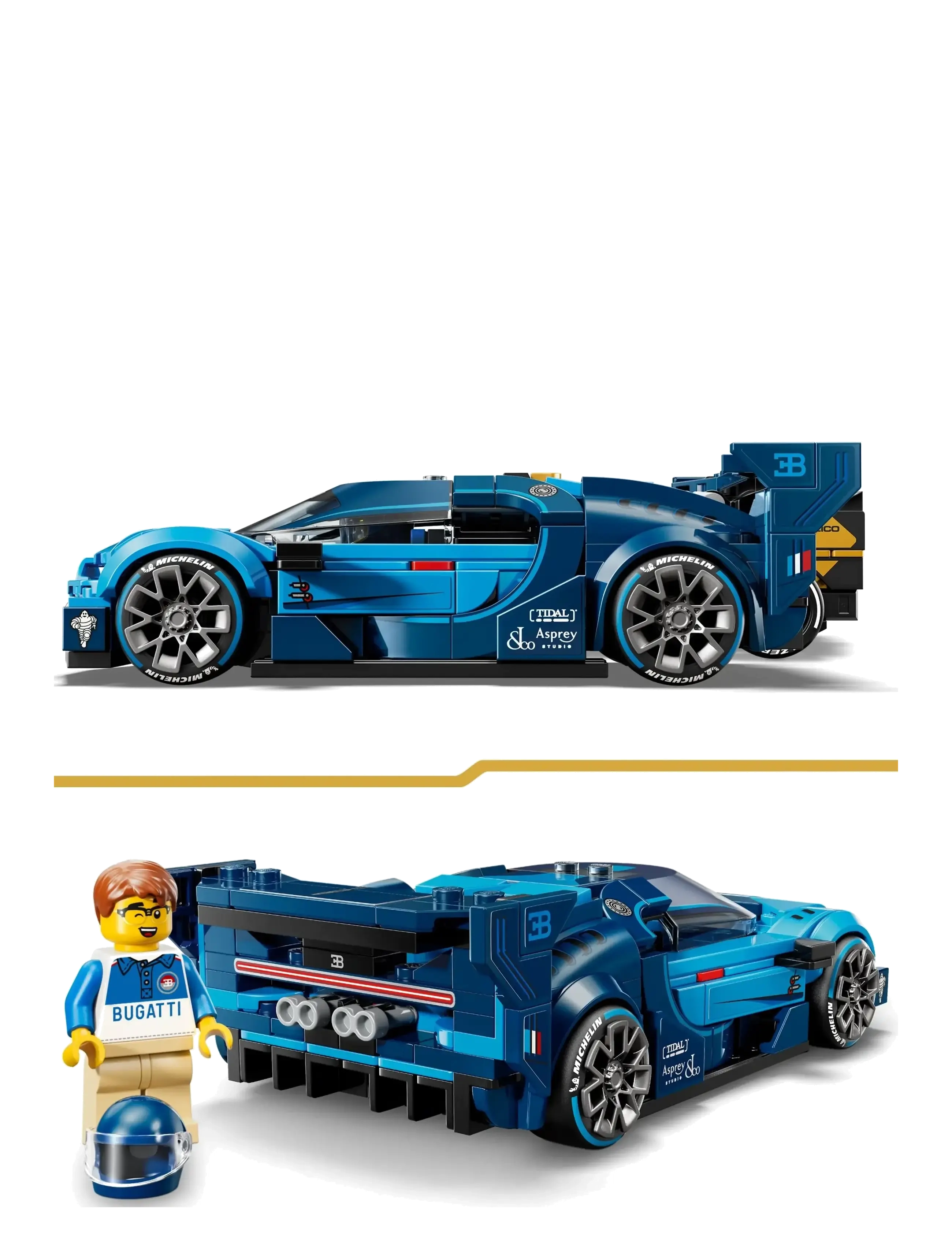 LEGO - Speed Champions Bugatti Vision Gran Turismo Hyper Sports Car 77253 - lego speed champions - multi - 4