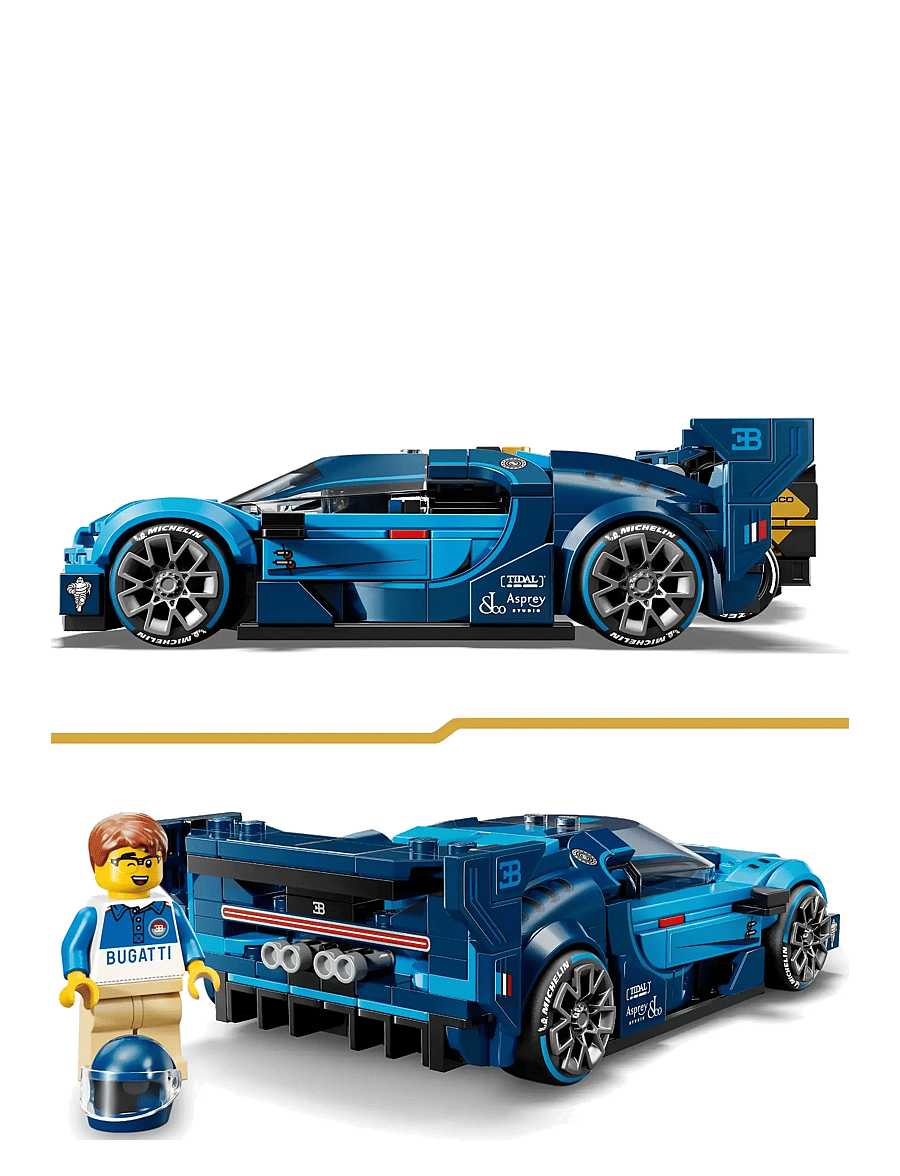 LEGO - Speed Champions Bugatti Vision Gran Turismo Hyper Sports Car 77253 - lego speed champions - multi - 4