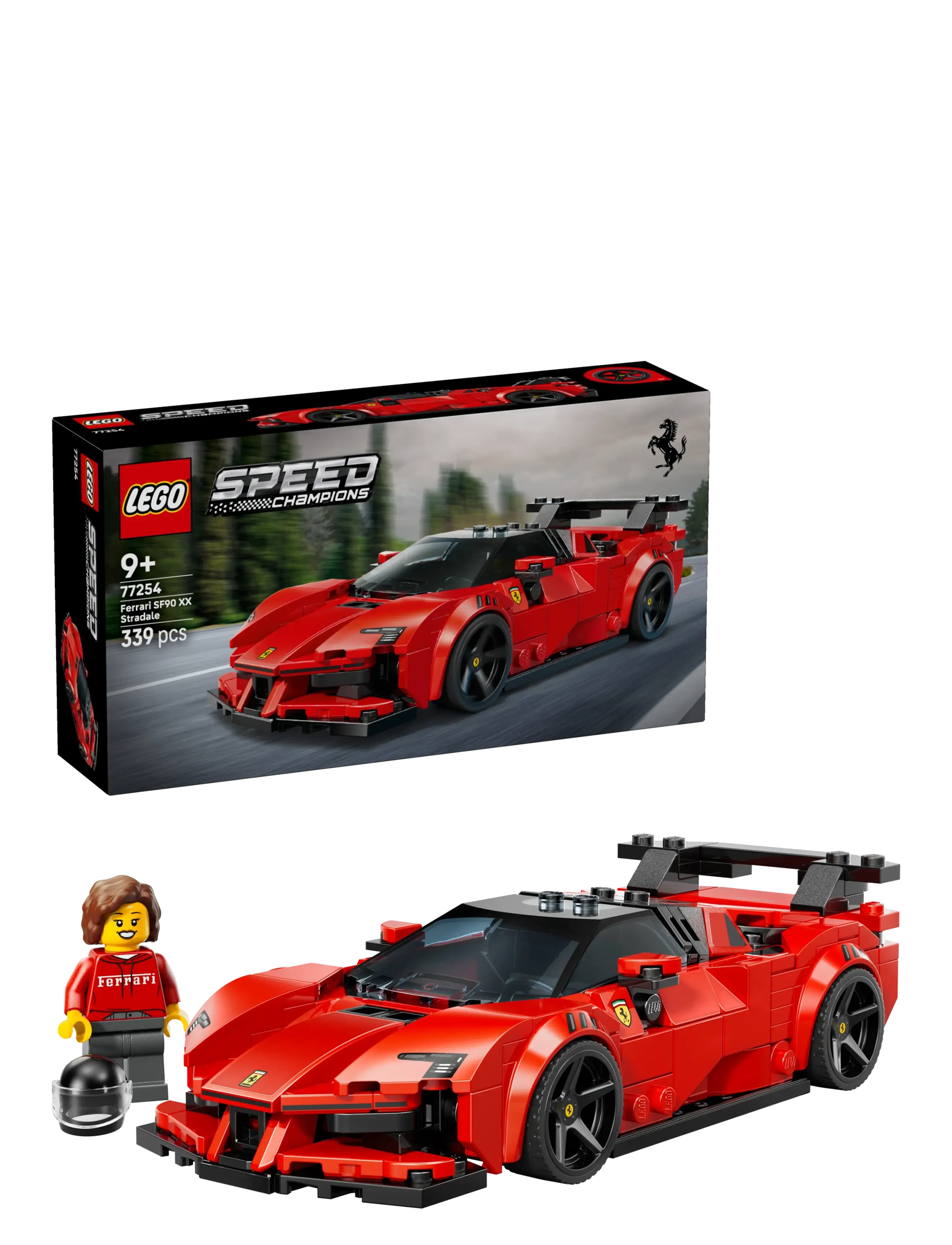LEGO Ferrari Sf90 Xx Stradale-Sportsvogn 77254, One Size, Lego Spielzeug, Rot - speed Champions, Homeware