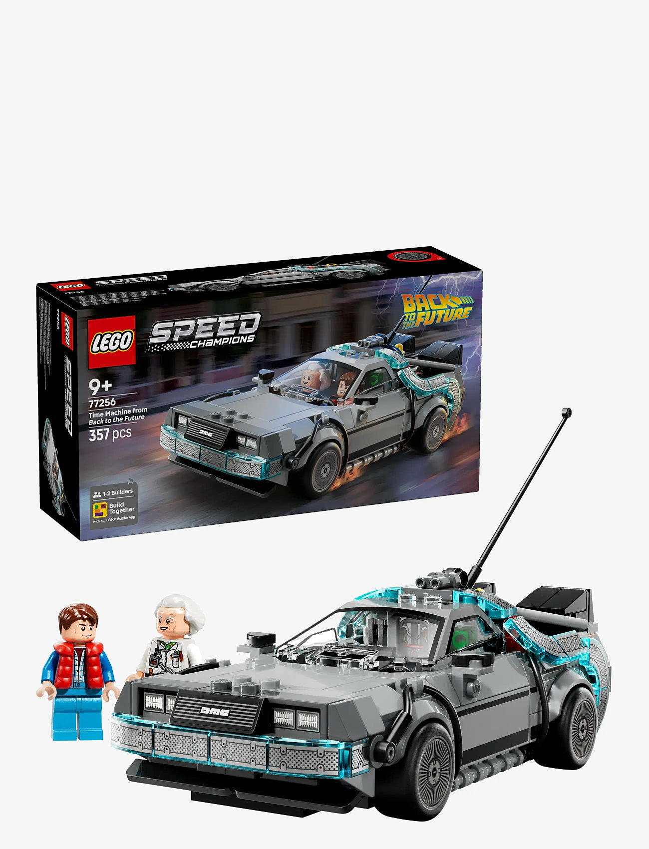 LEGO - Speed Champions Time Machine from Back to the Future 77256 - lego speed champions - multi - 0
