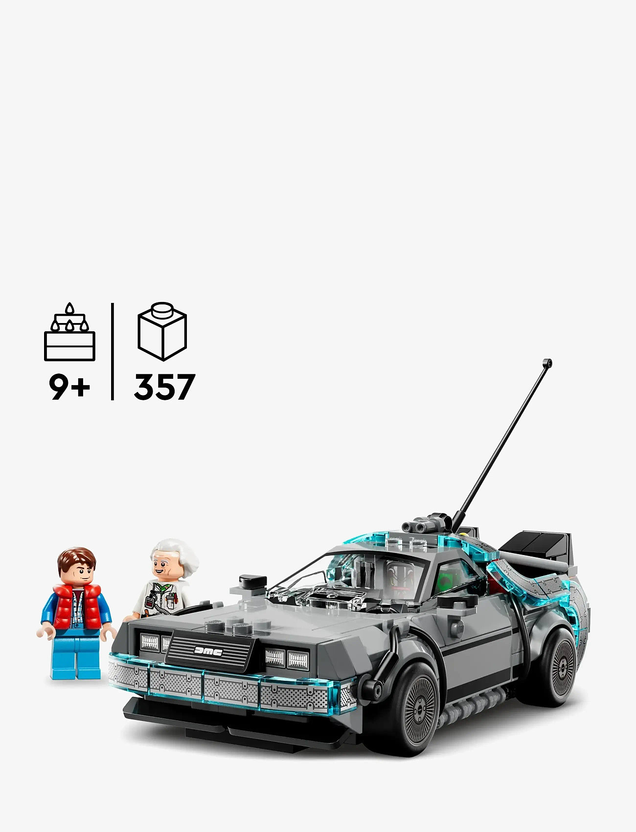 LEGO - Speed Champions Time Machine from Back to the Future 77256 - lego speed champions - multi - 1