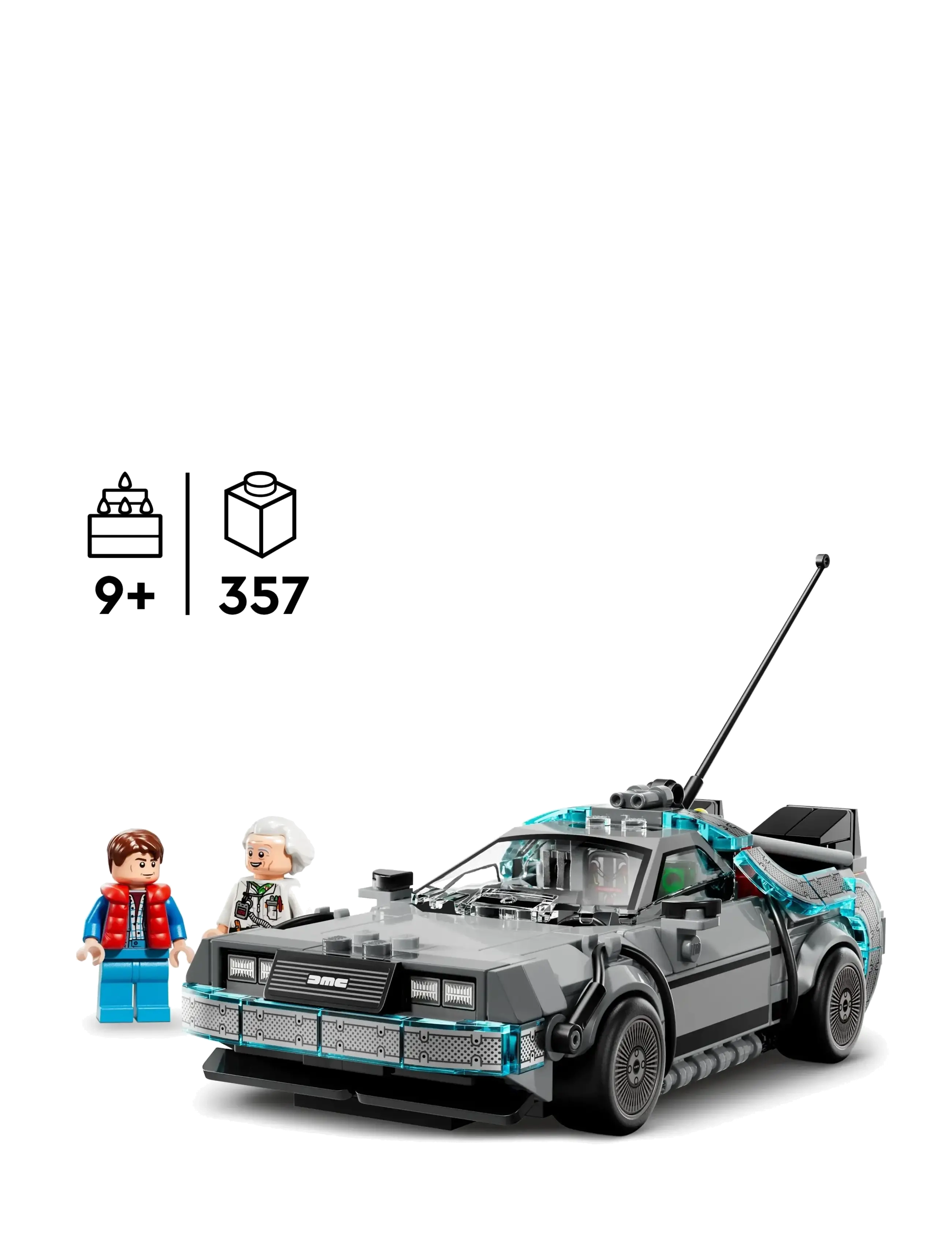 LEGO - Tidsmaskinen fra Tilbage til fremtiden 77256 - lego speed champions - multi - 1