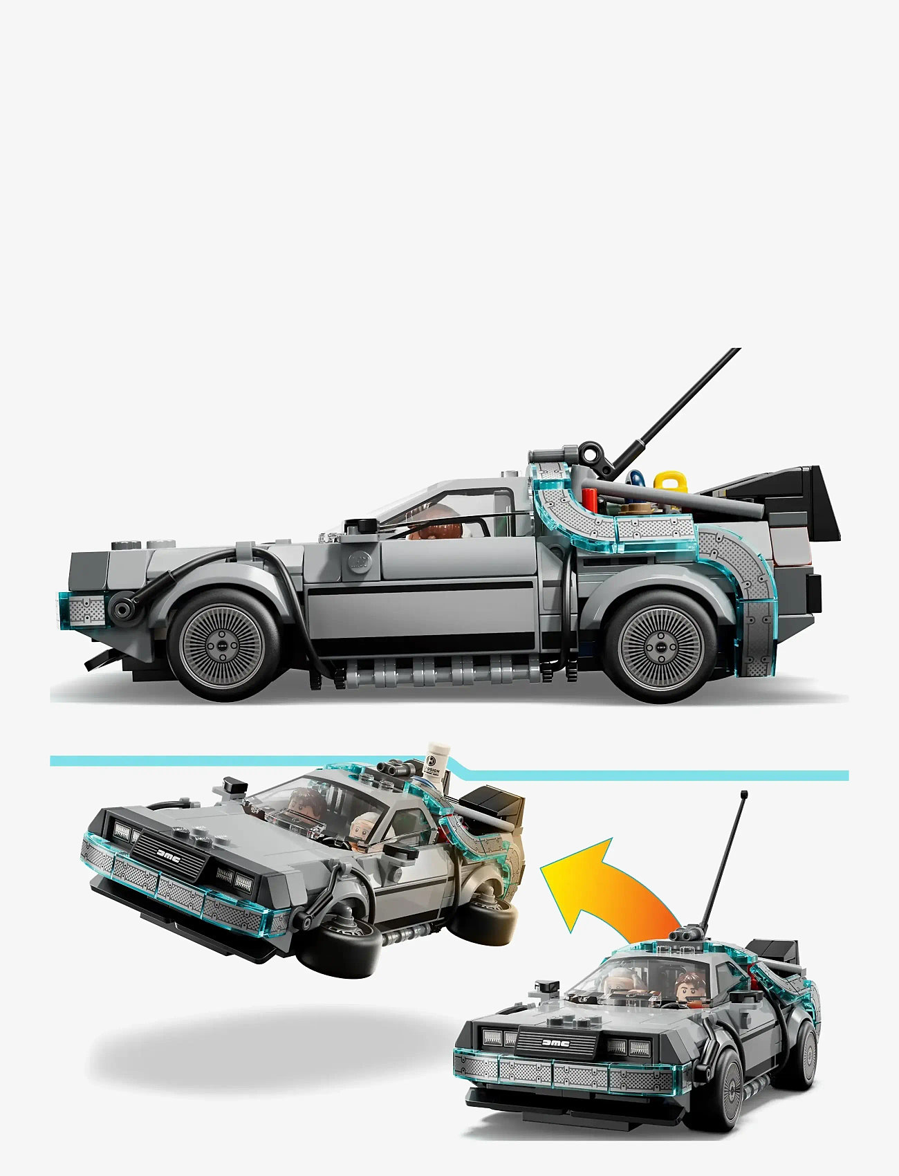 LEGO - Speed Champions Time Machine from Back to the Future 77256 - lego speed champions - multi - 4