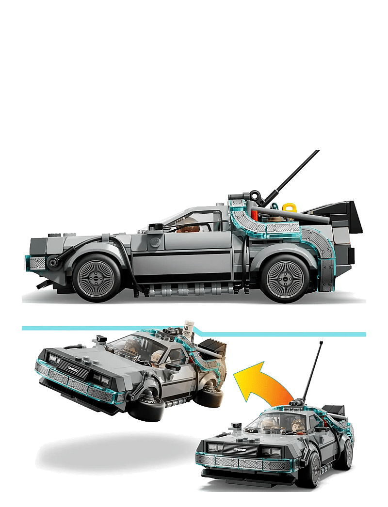 LEGO - Speed Champions Time Machine from Back to the Future 77256 - lego speed champions - multi - 4