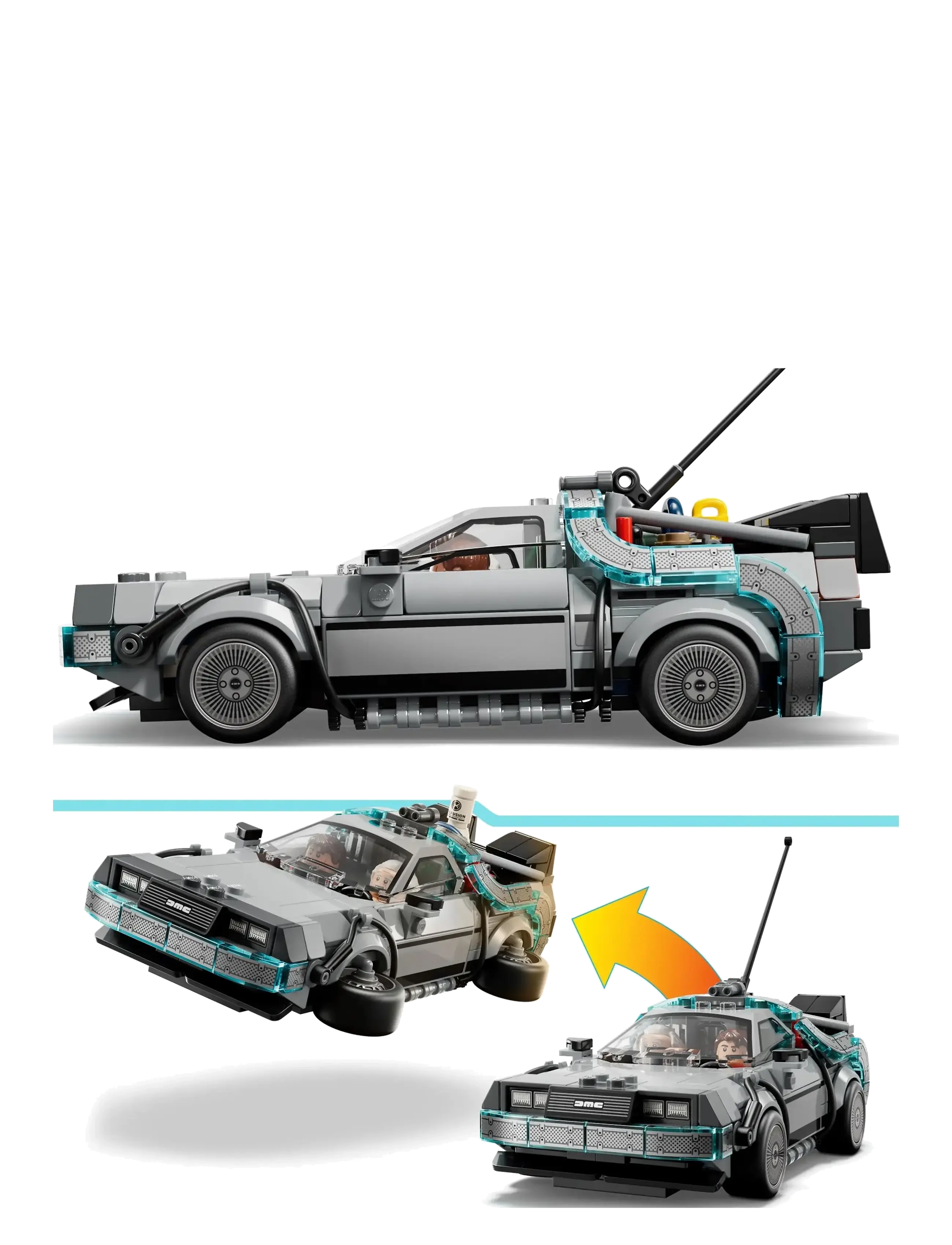 LEGO - Tidsmaskinen fra Tilbage til fremtiden 77256 - lego speed champions - multi - 4