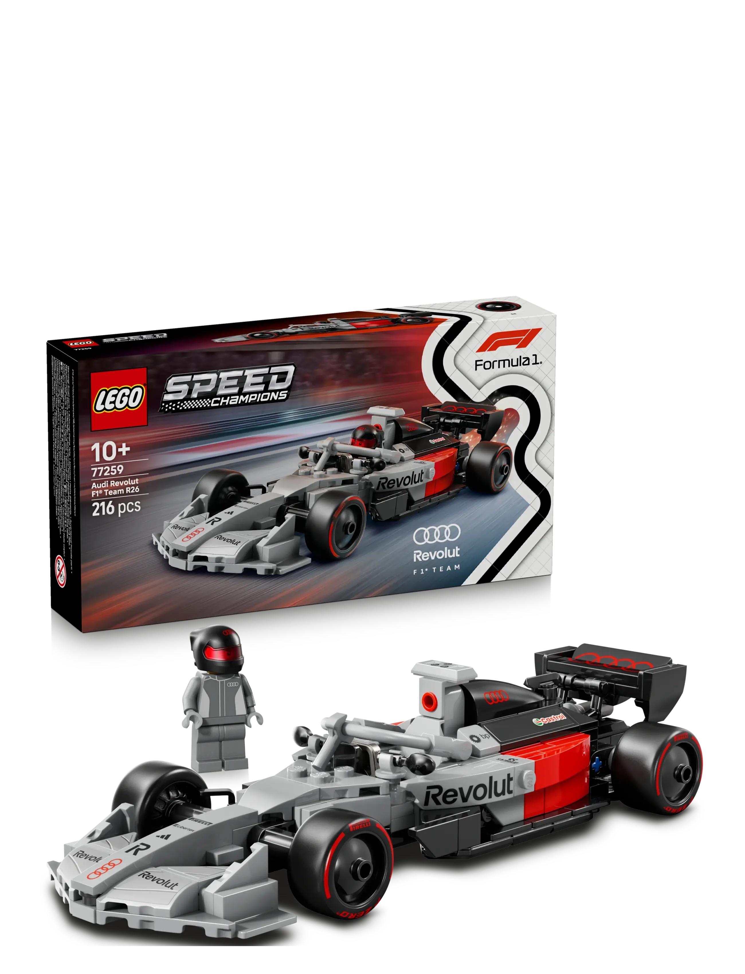 LEGO Speed Champions Audi Revolut Team R26 Race Car 77259 - 4 for 3 - MULTI / multi