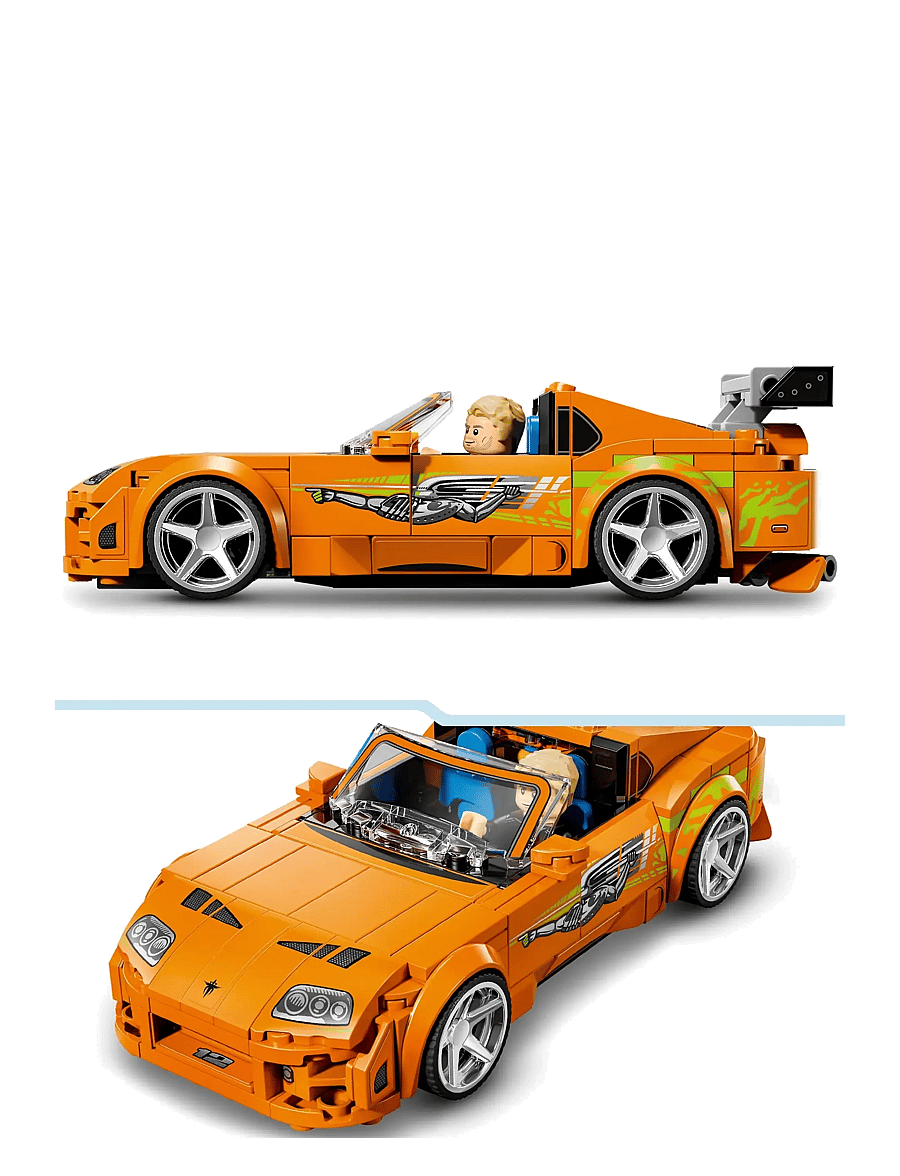 LEGO - Speed Champions The Fast and The Furious Toyota Supra MK4 77260 - lego speed champions - multi - 3