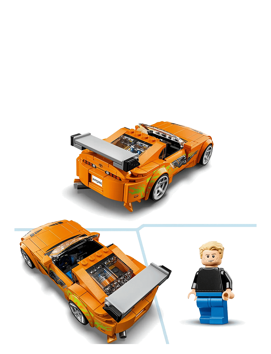 LEGO - Speed Champions The Fast and The Furious Toyota Supra MK4 77260 - lego speed champions - multi - 4