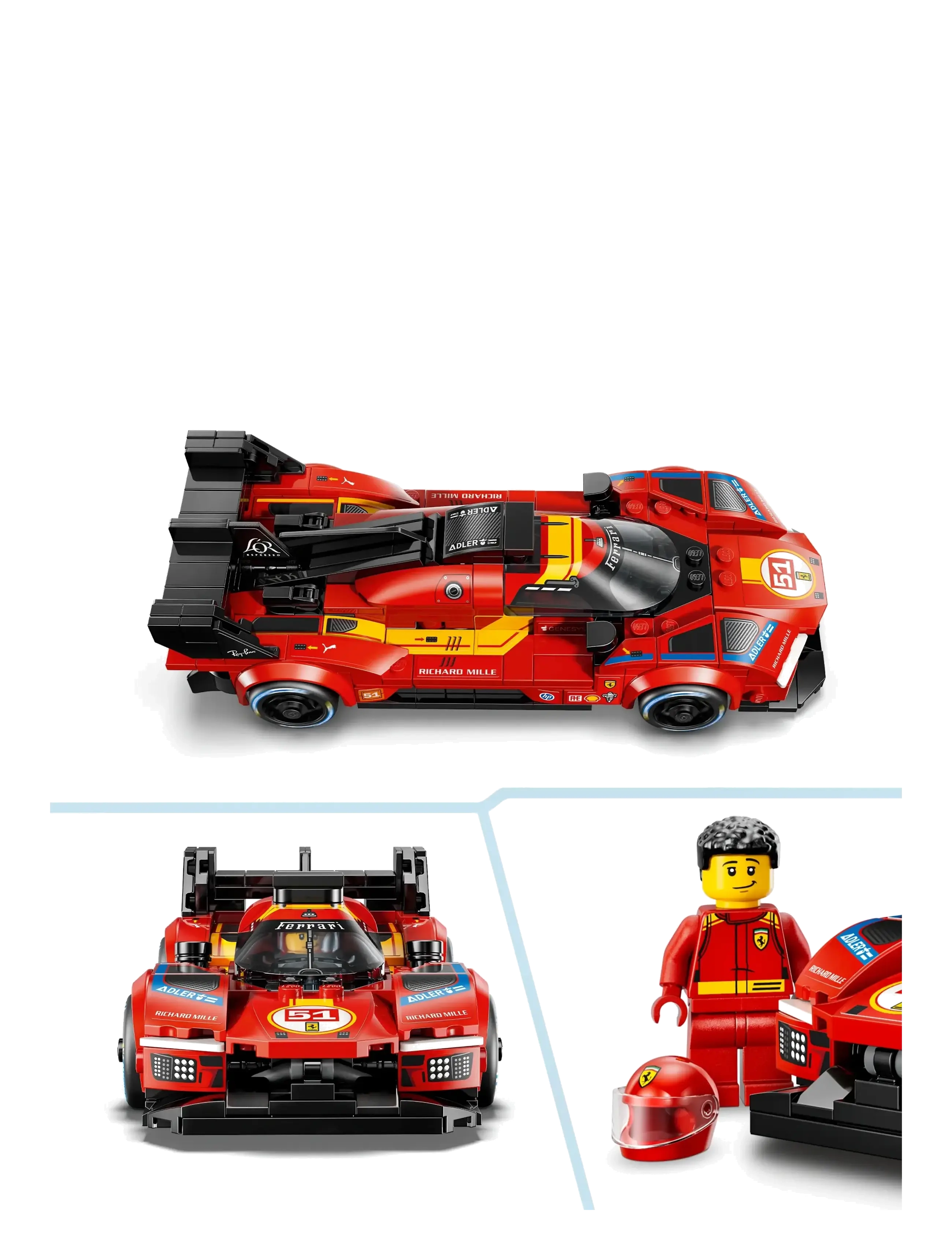 LEGO - Ferrari 499P 77261 - lego speed champions - multi - 4