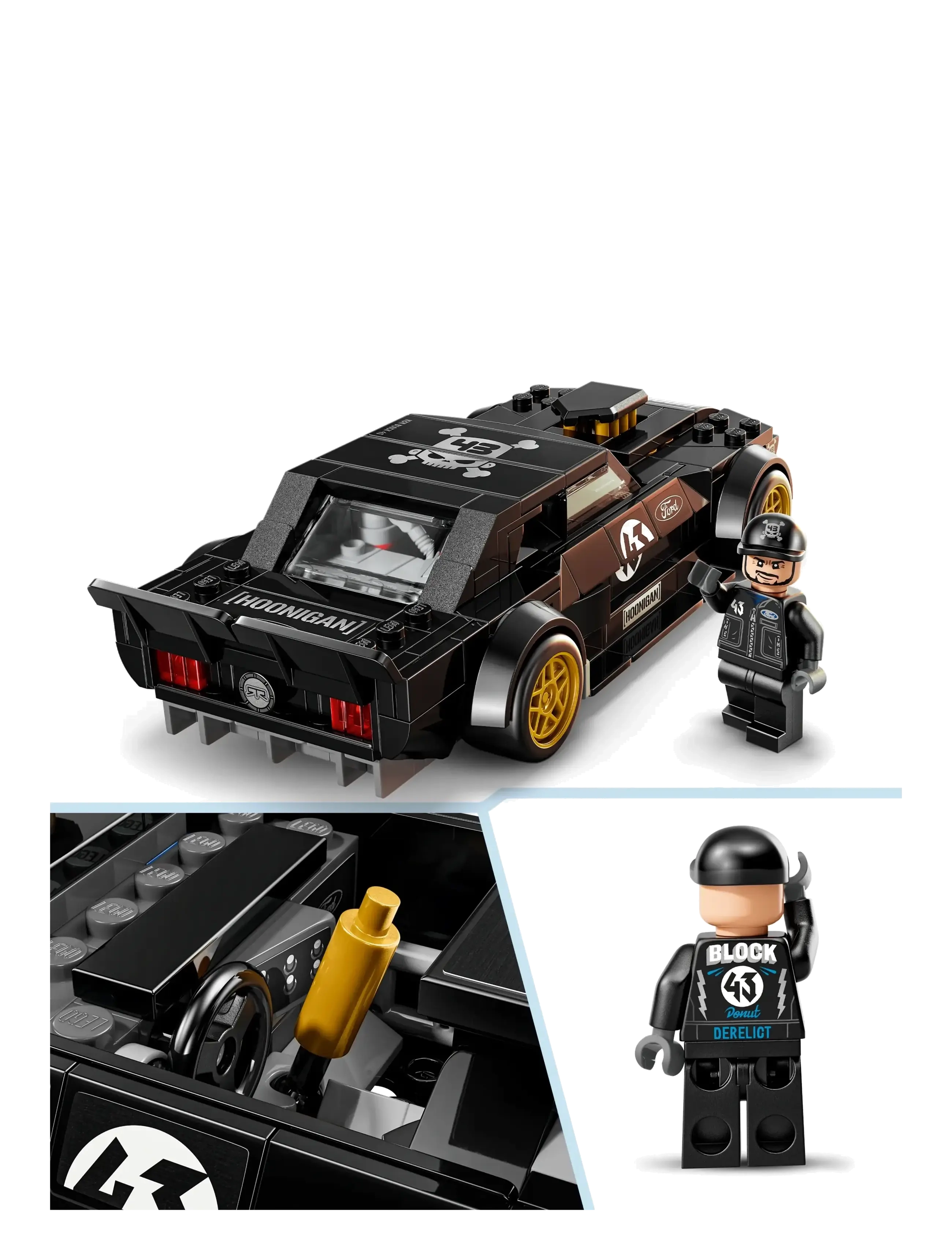 LEGO - Ken Blocks '65 Ford Mustang Hoonicorn V1 77262 - lego speed champions - multi - 3