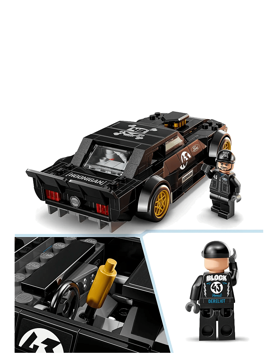 LEGO - Speed Champions Ken Block’s ’65 Ford Mustang Hoonicorn V1 77262 - lego speed champions - multi - 3