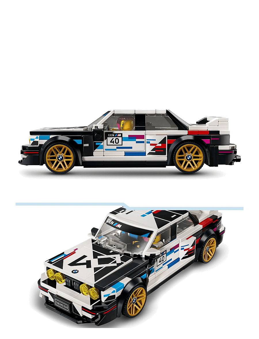 LEGO - Speed Champions BMW M3 (E30) Toy Car Kit 77263 - lego speed champions - multi - 3
