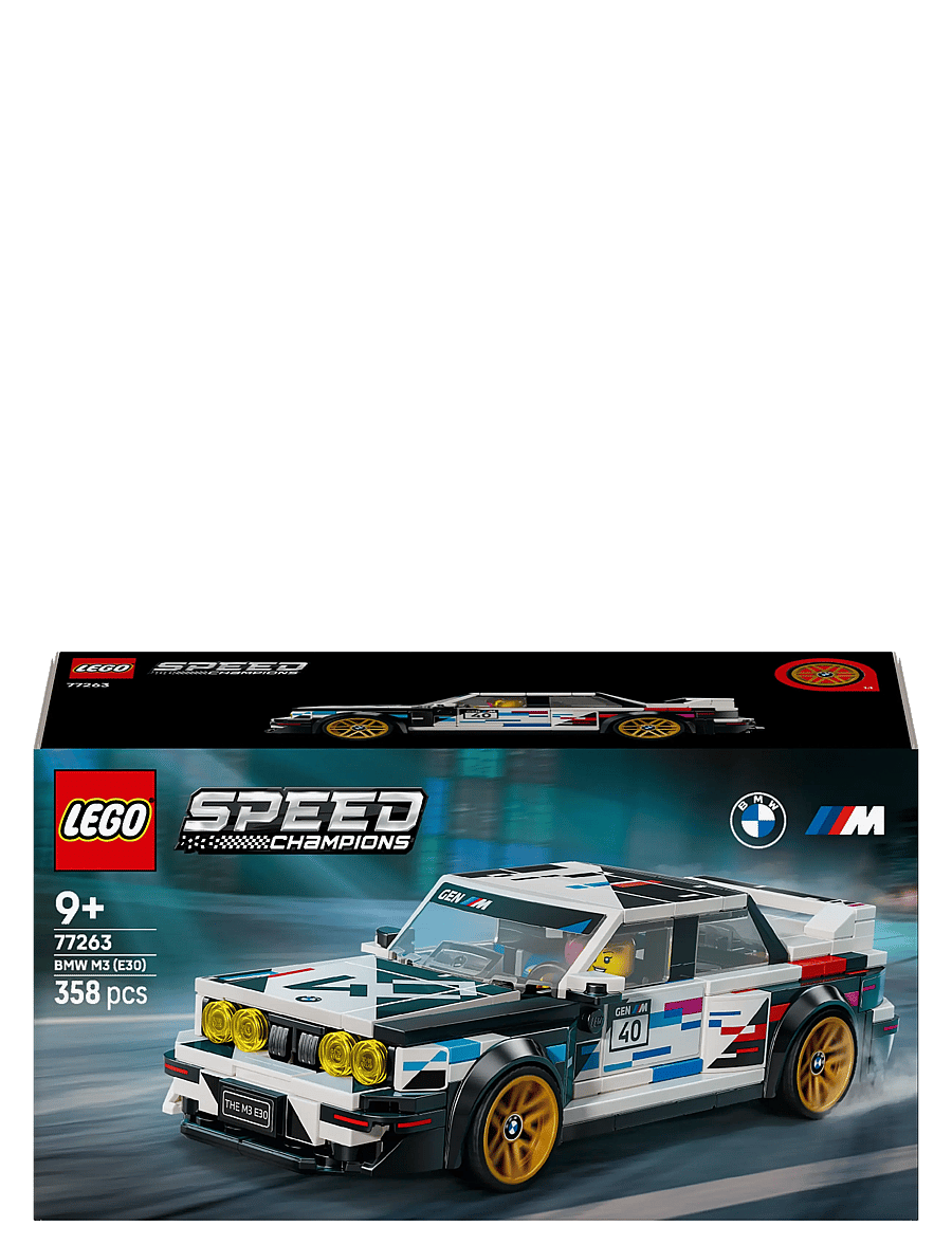 LEGO - Speed Champions BMW M3 (E30) Toy Car Kit 77263 - lego speed champions - multi - 5