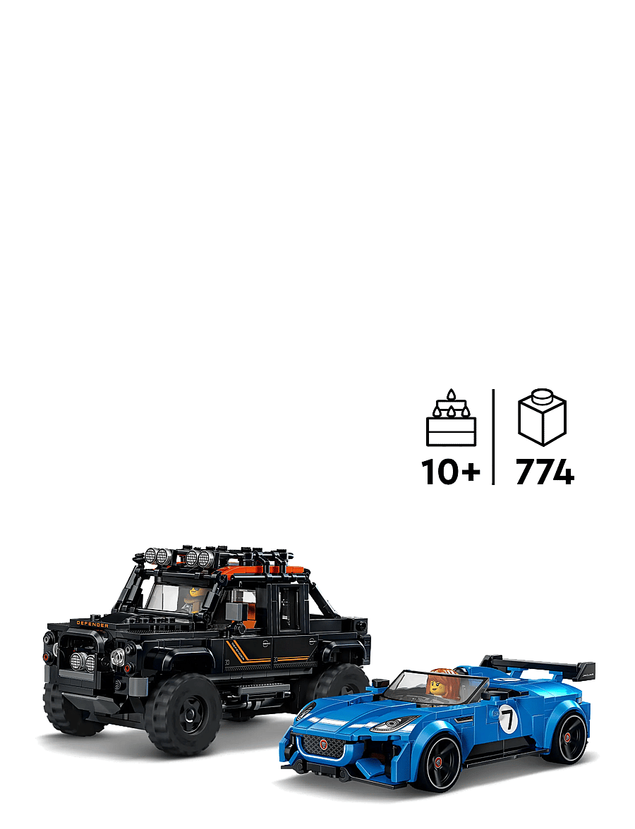 LEGO - Speed Champions Jaguar Project 7 & Land Rover Defender 77264 - lego speed champions - multi - 1