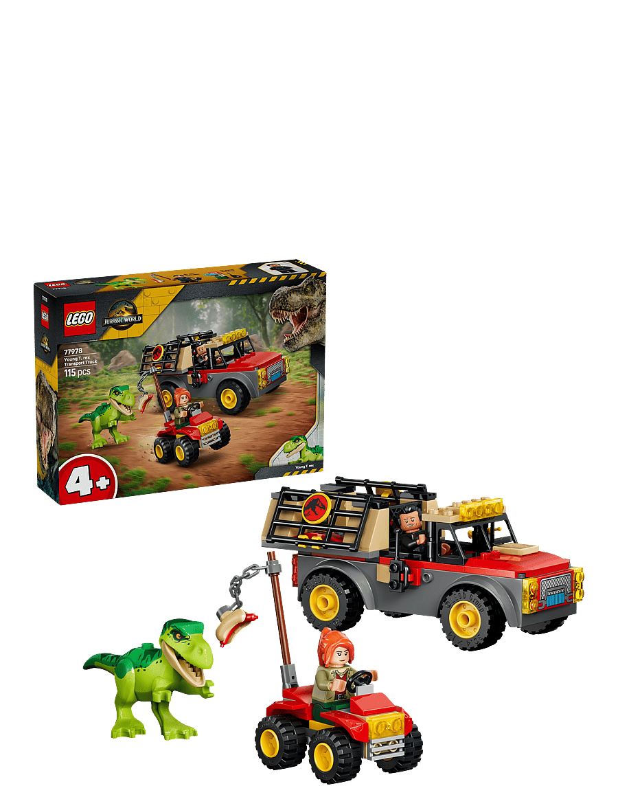 LEGO - Jurassic World Young T. rex Transport Truck Toy 77978 - lego jurassic world™ - multi - 0