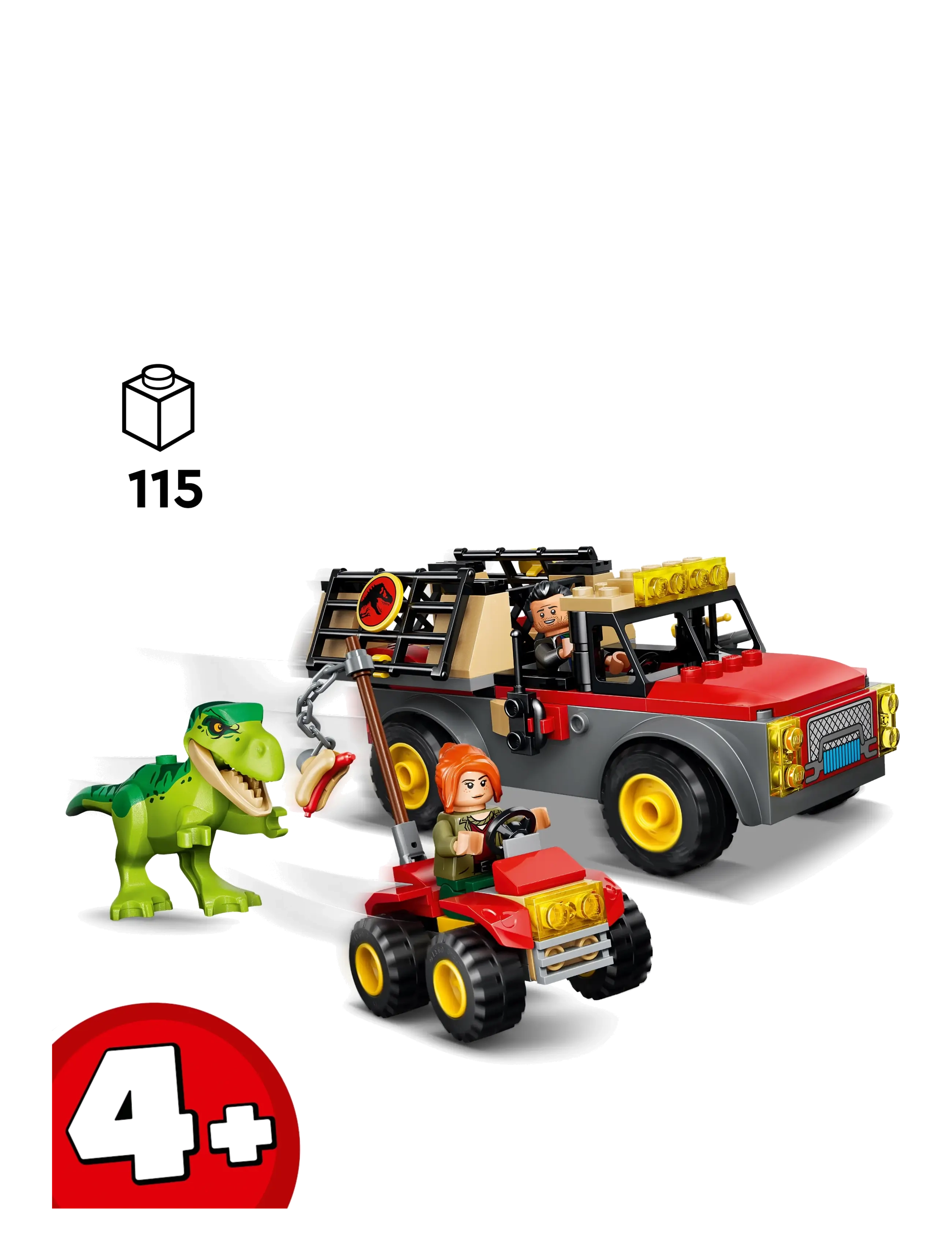 LEGO - Ung T. rex-transportvogn 77978 - lego jurassic world™ - multi - 1