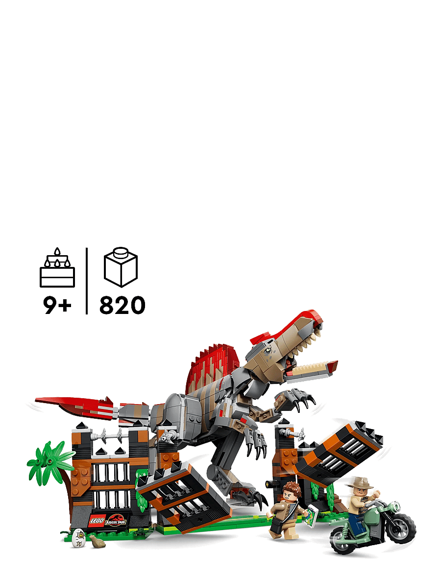 LEGO - Jurassic World Spinosaurus Dinosaur Escape Toy 77982 - lego jurassic world™ - multi - 1