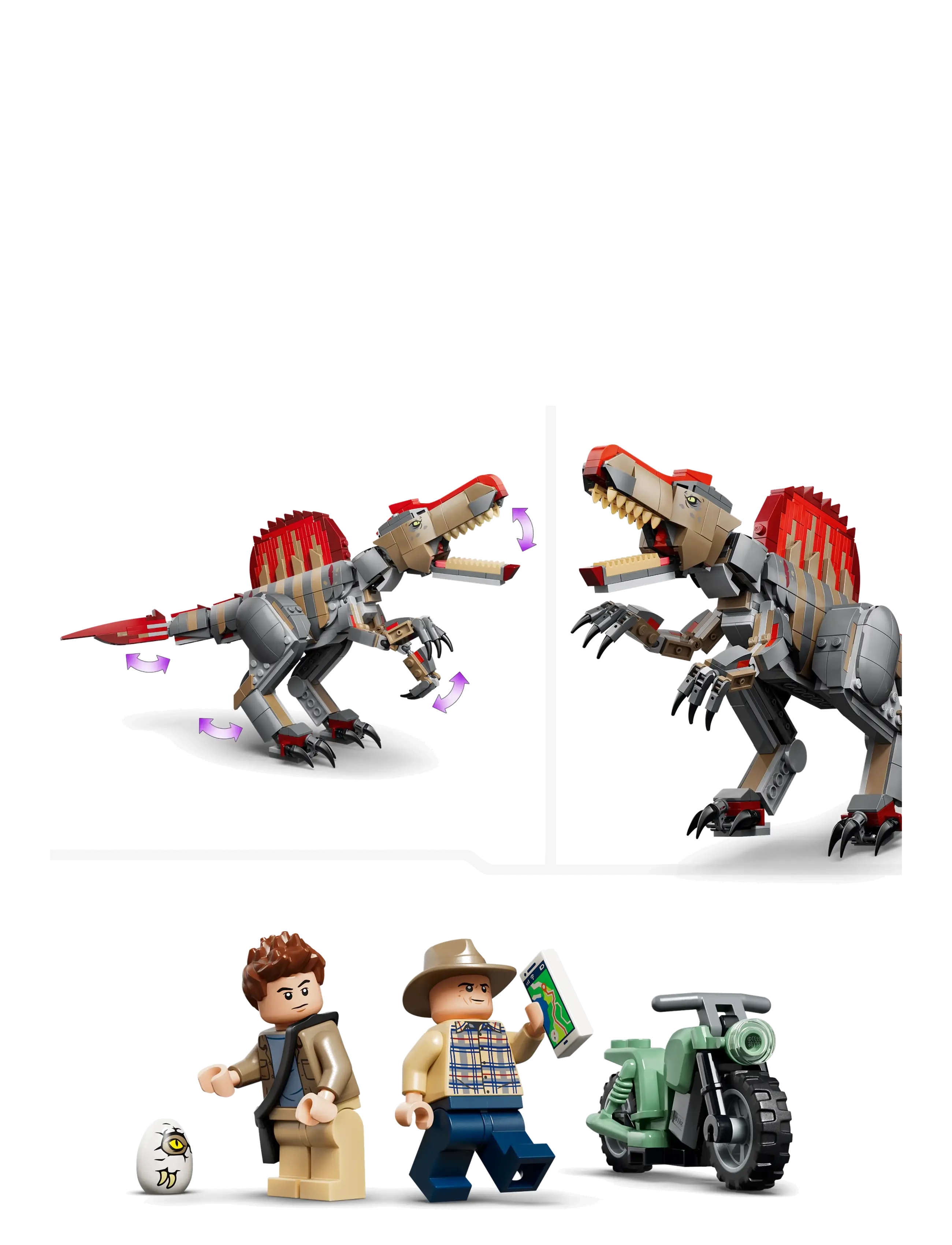 LEGO - Spinosaurus-dinosaurflugt 77982 - lego jurassic world™ - multi - 4