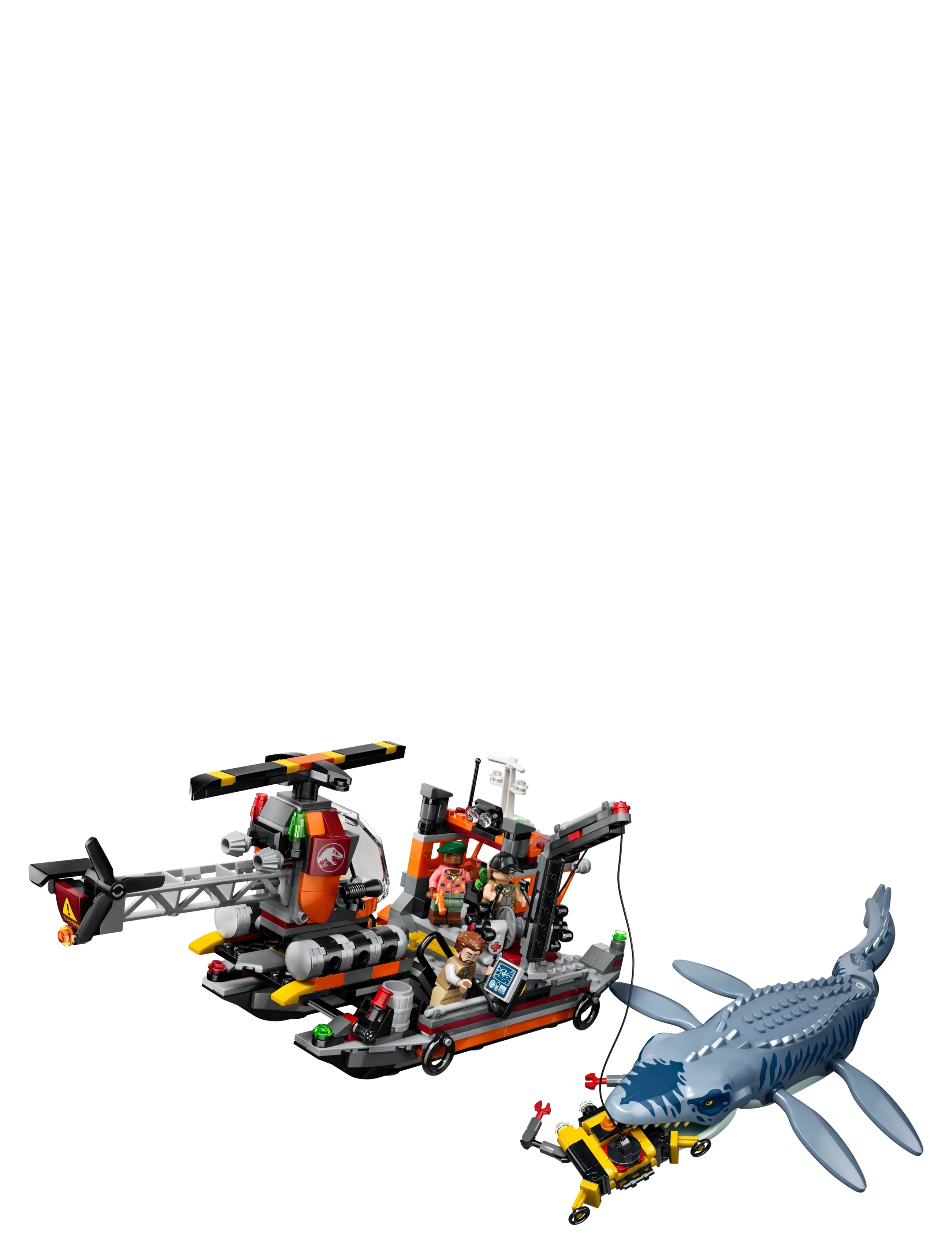 LEGO - Jurassic World Mosasaurus Dinosaur Boat Attack Toy 77983 - multi - 2