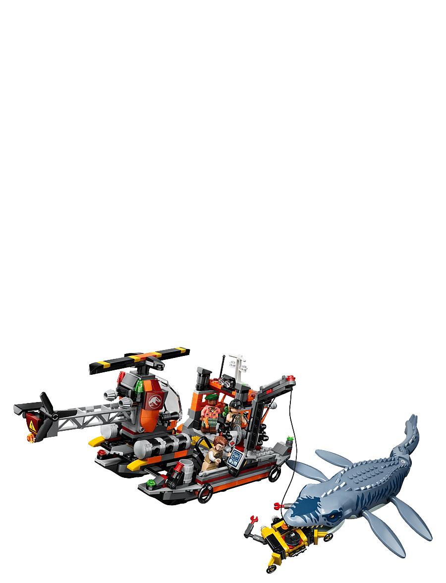 LEGO - Jurassic World Mosasaurus Dinosaur Boat Attack Toy 77983 - multi - 2