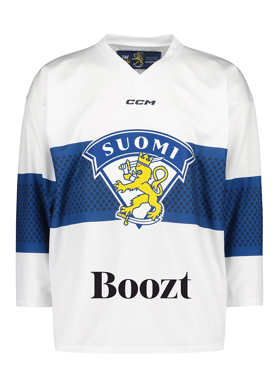 Finland Ice Hockey - Leijonat CCM fanipaita, vieras - sportoberteile - white - 0